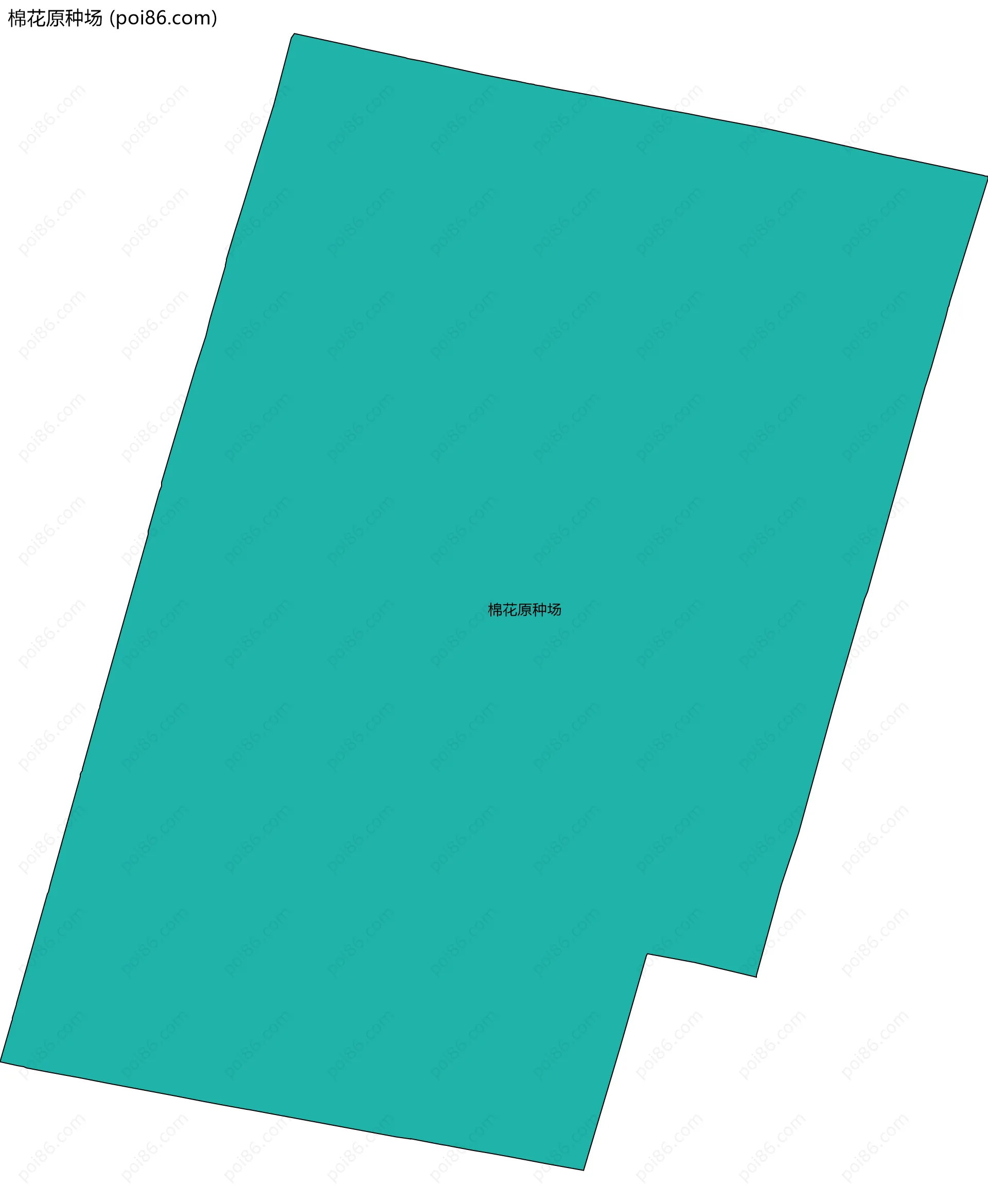 棉花原种场边界地图