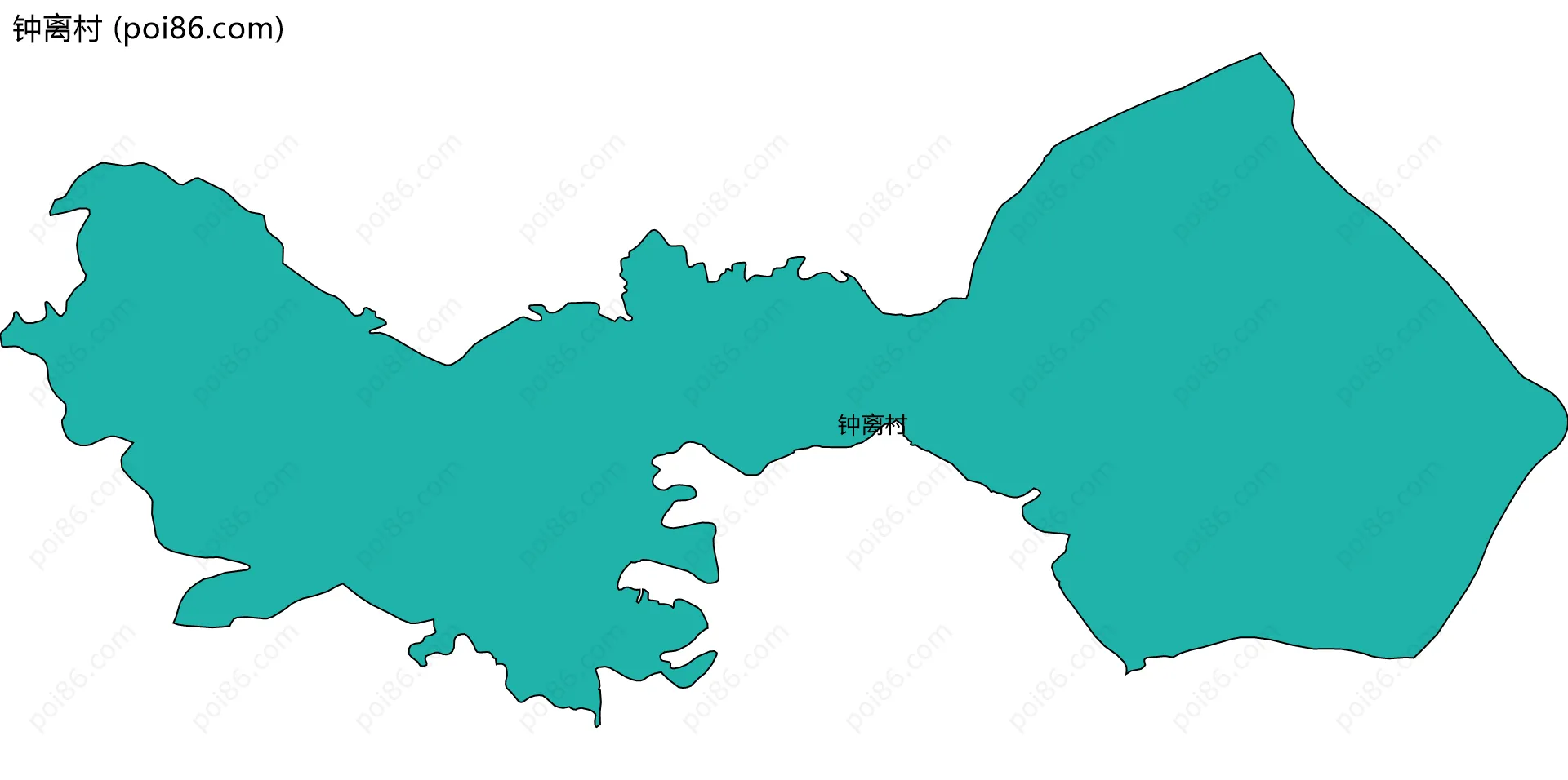 钟离村边界地图