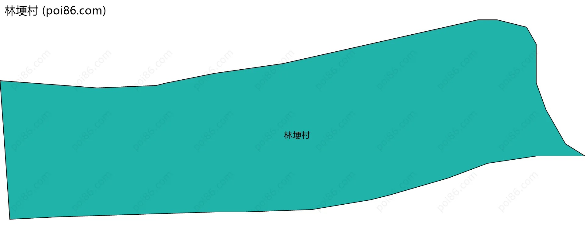 林埂村边界地图