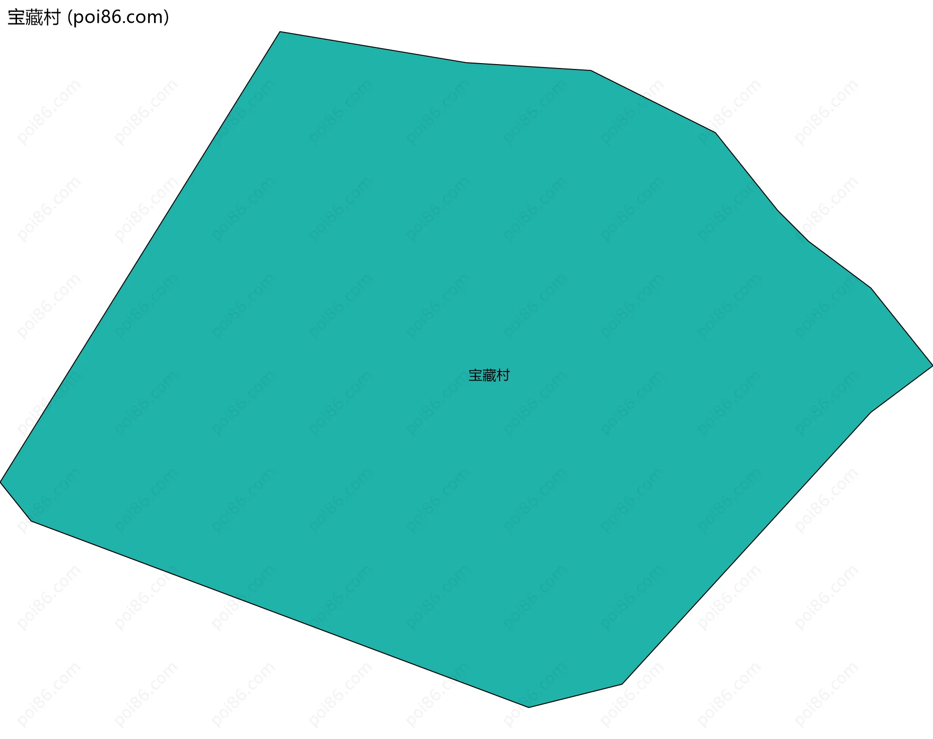 宝藏村边界地图