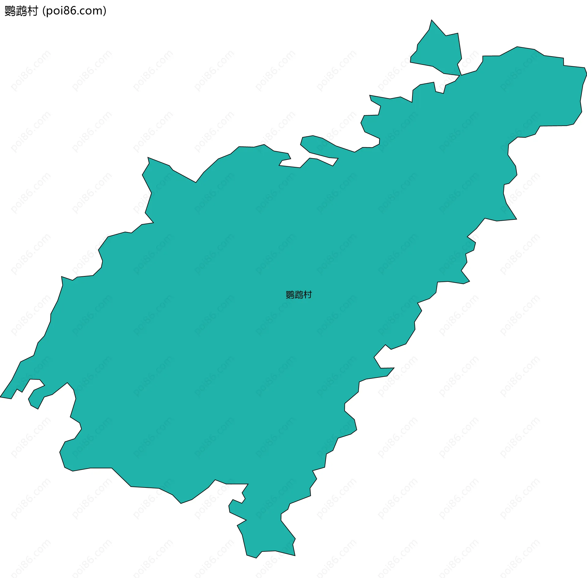 鹦鹉村边界地图