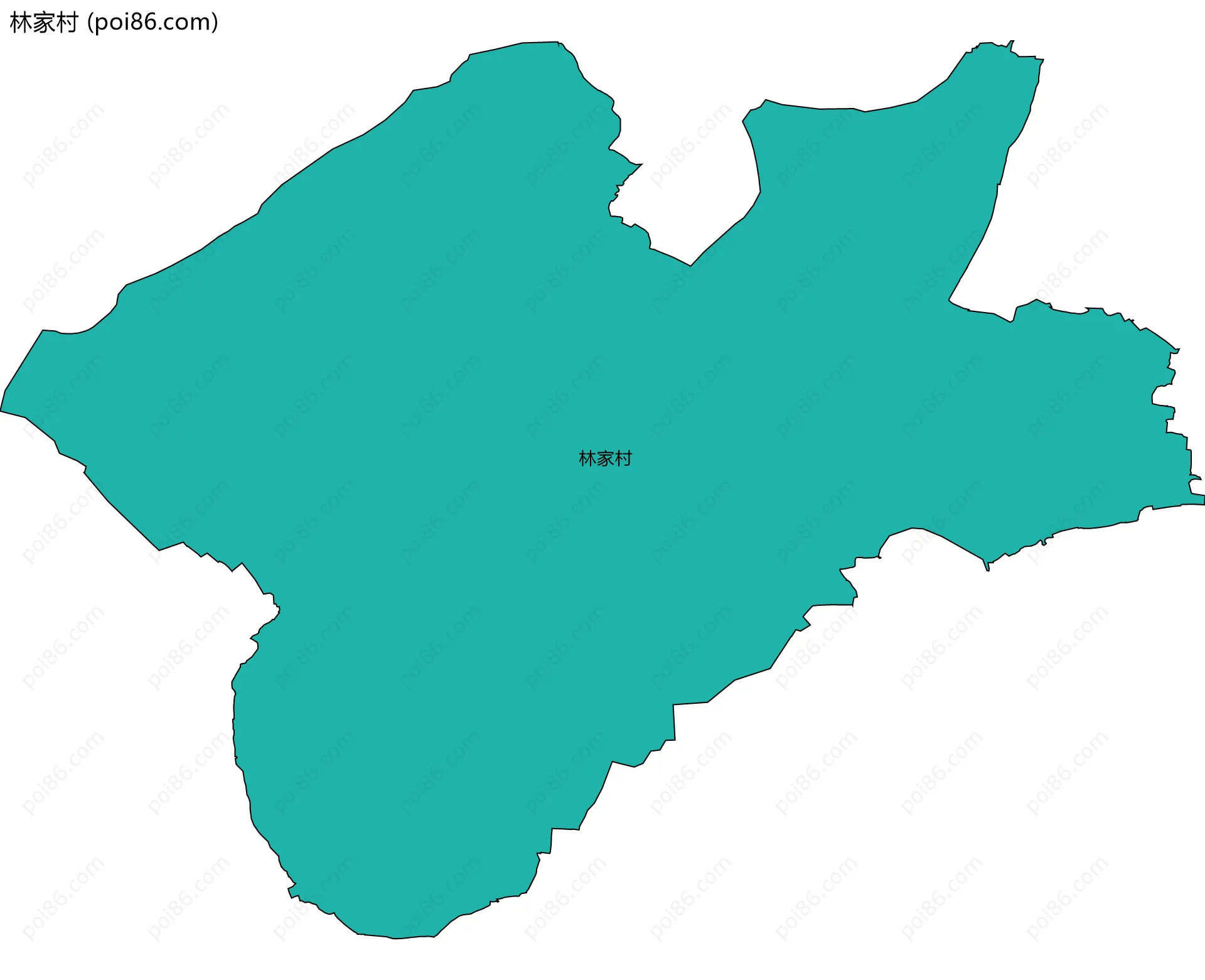 林家村边界地图