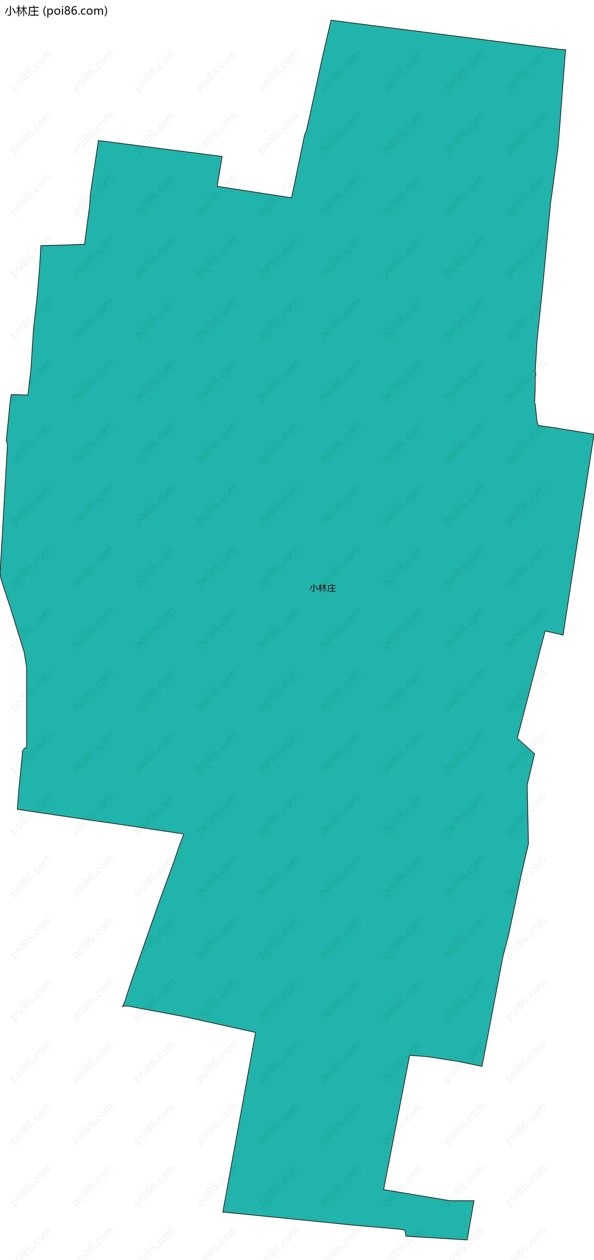 小林庄边界地图