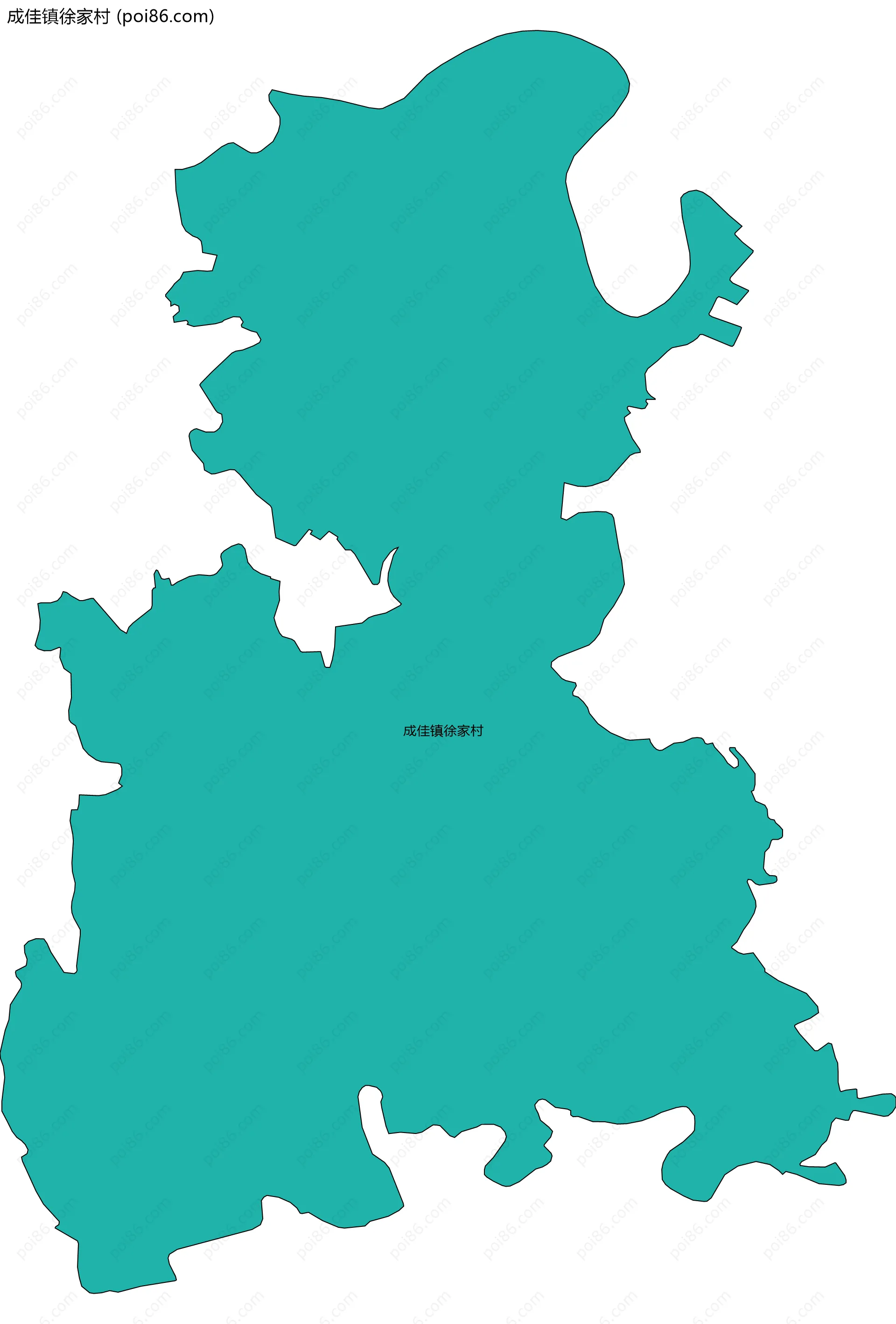 成佳镇徐家村边界地图