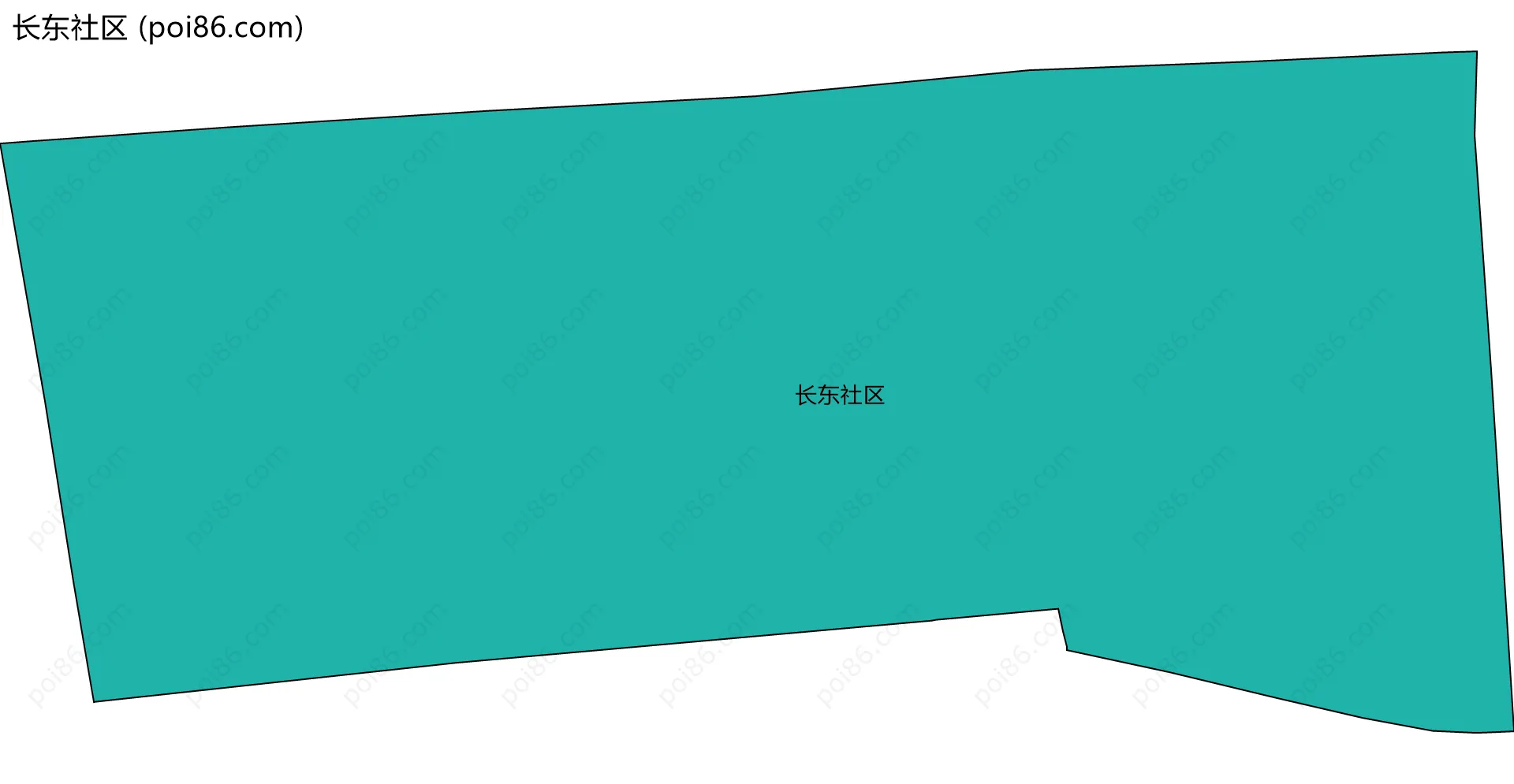 长东社区边界地图