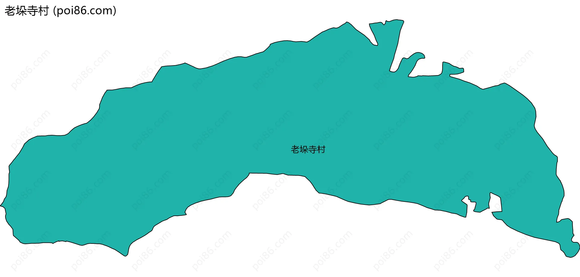 老垛寺村边界地图