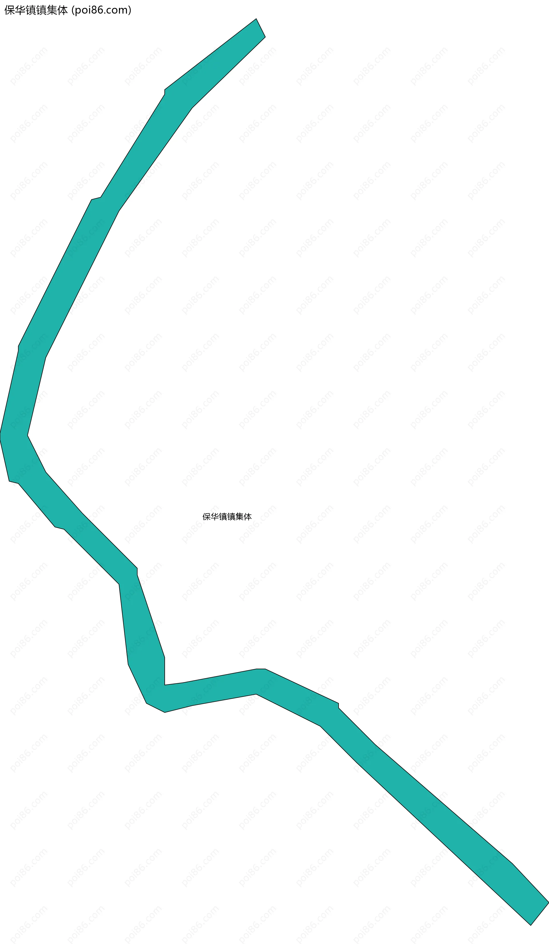 保华镇镇集体边界地图