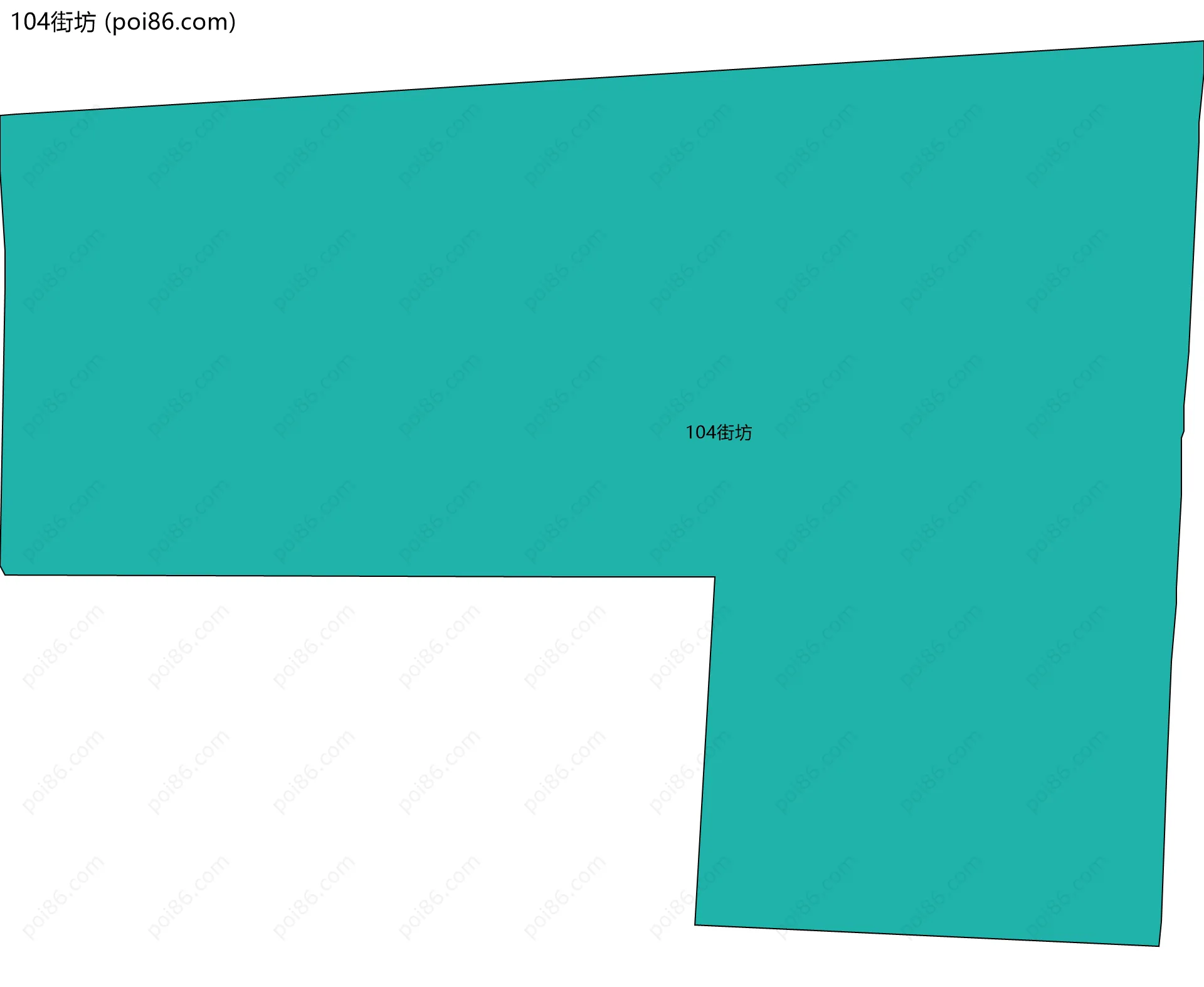 104街坊边界地图