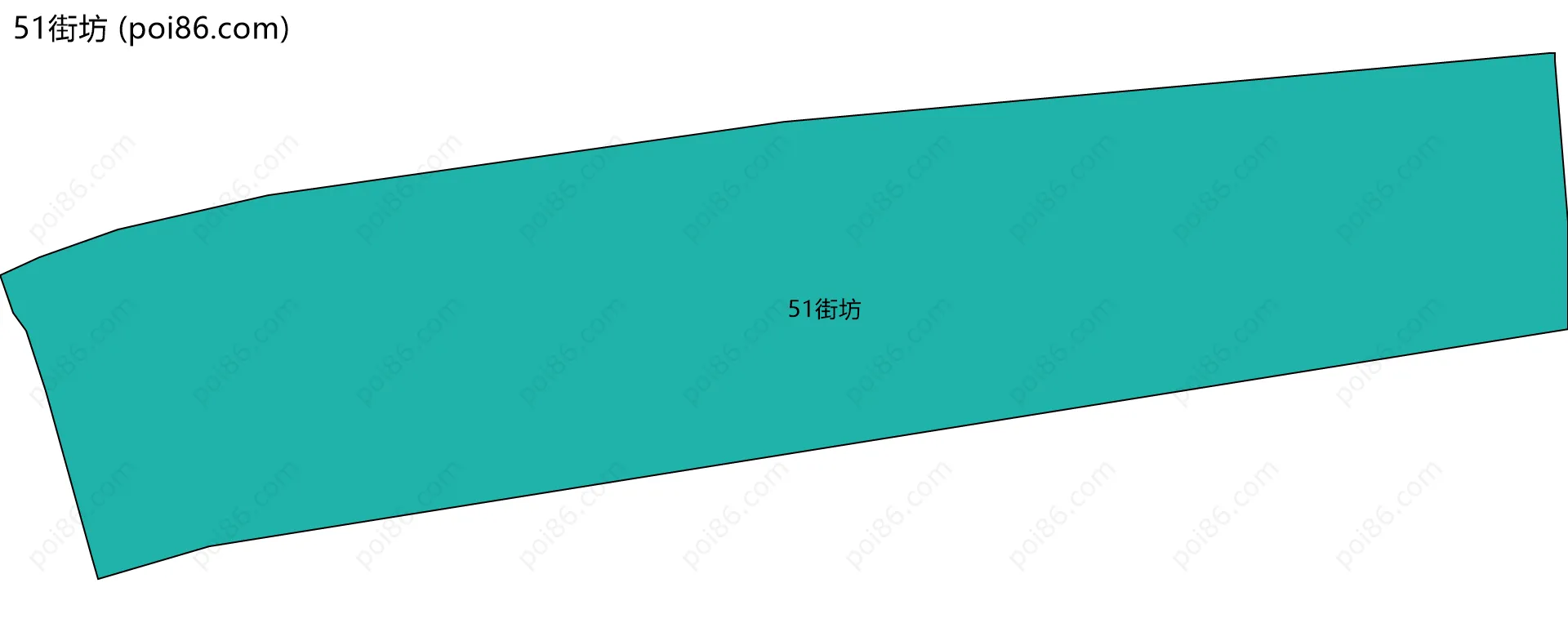 51街坊边界地图