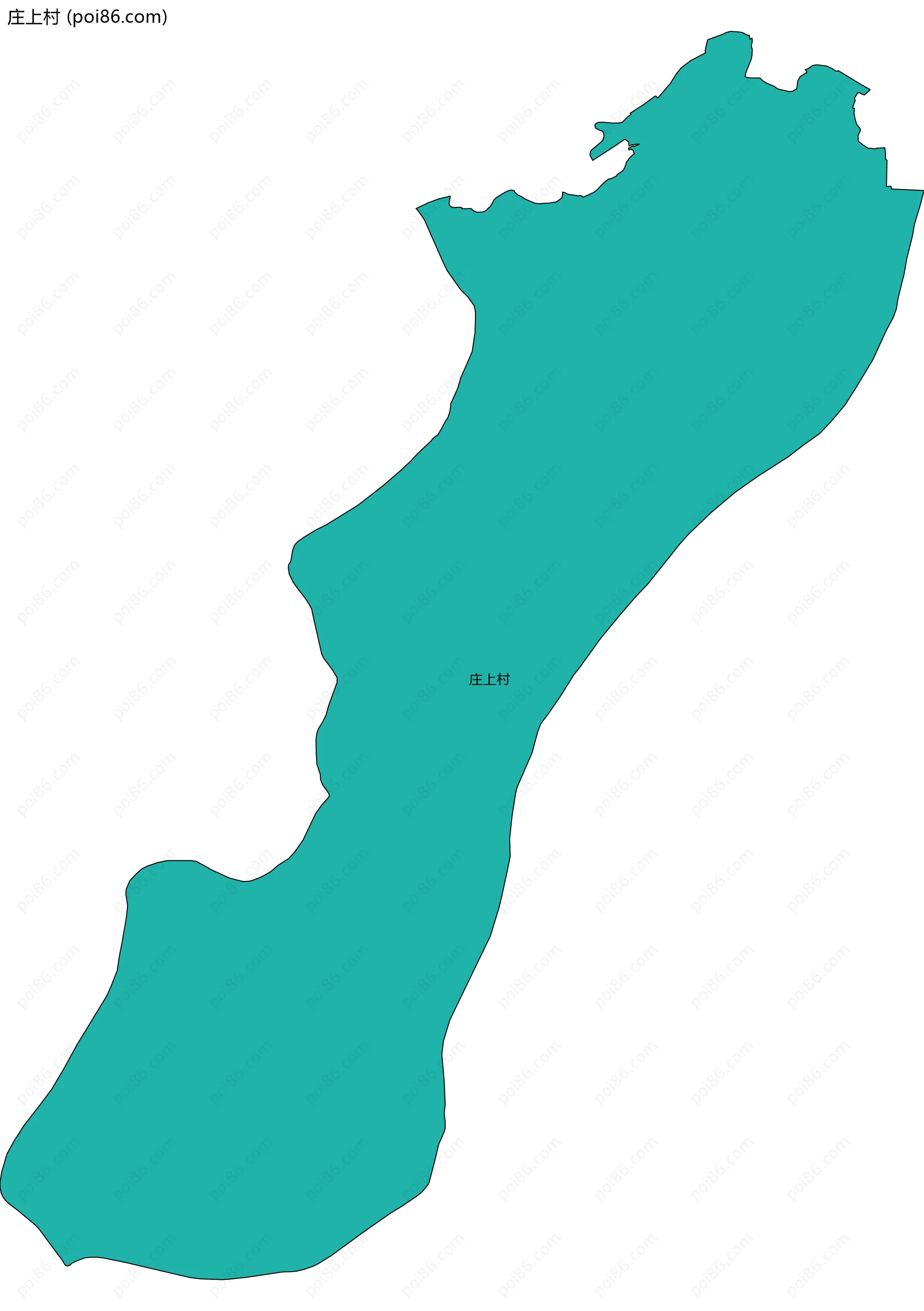 庄上村边界地图