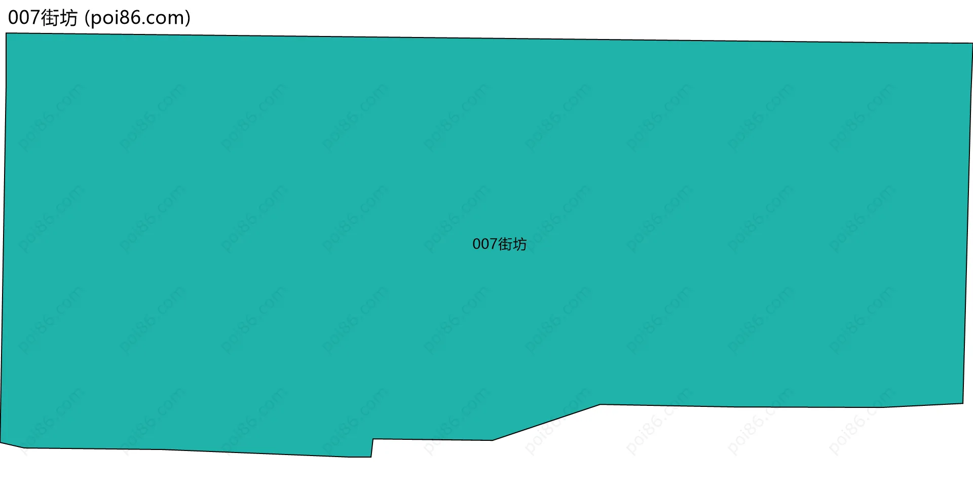 007街坊边界地图