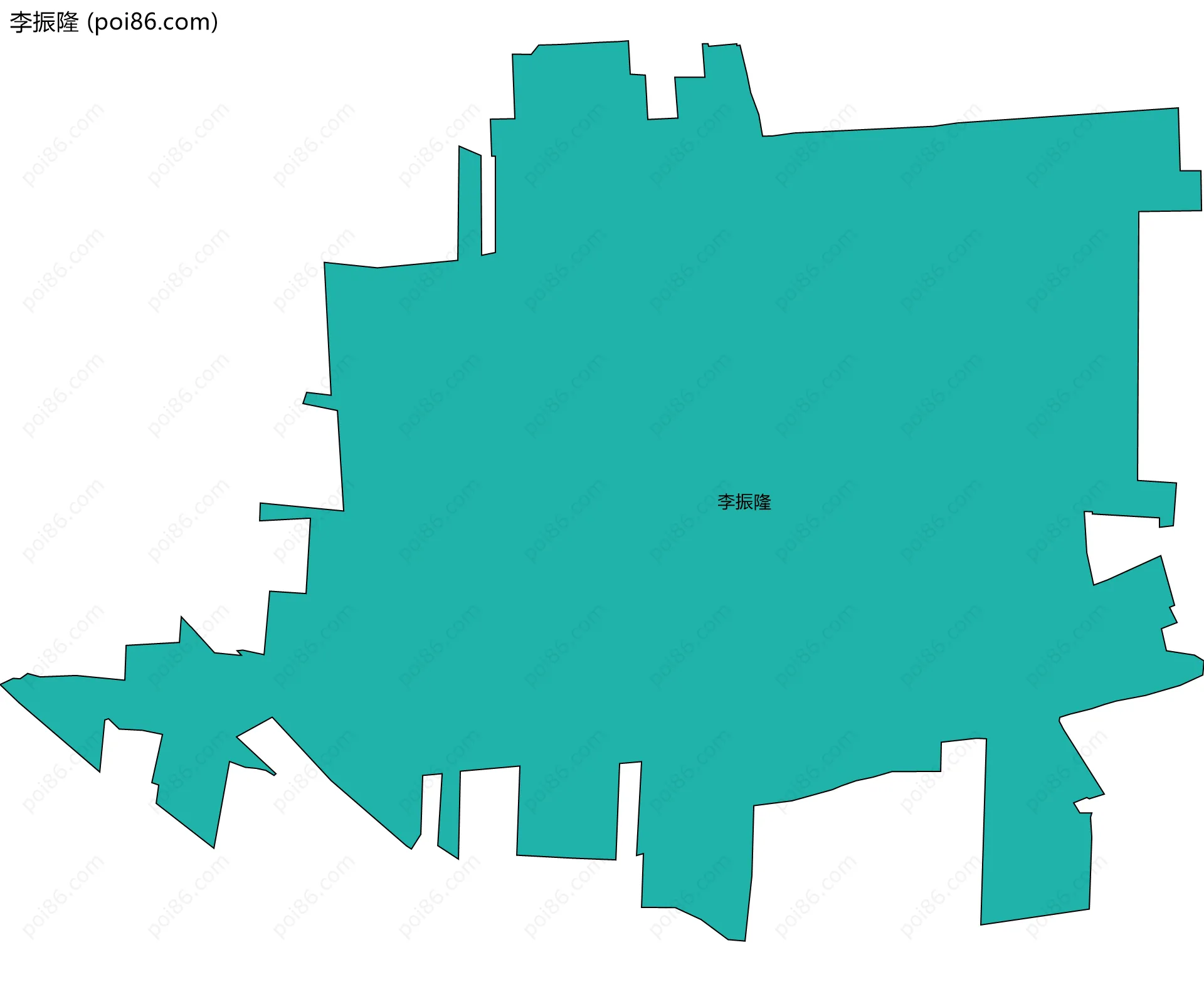 李振隆边界地图