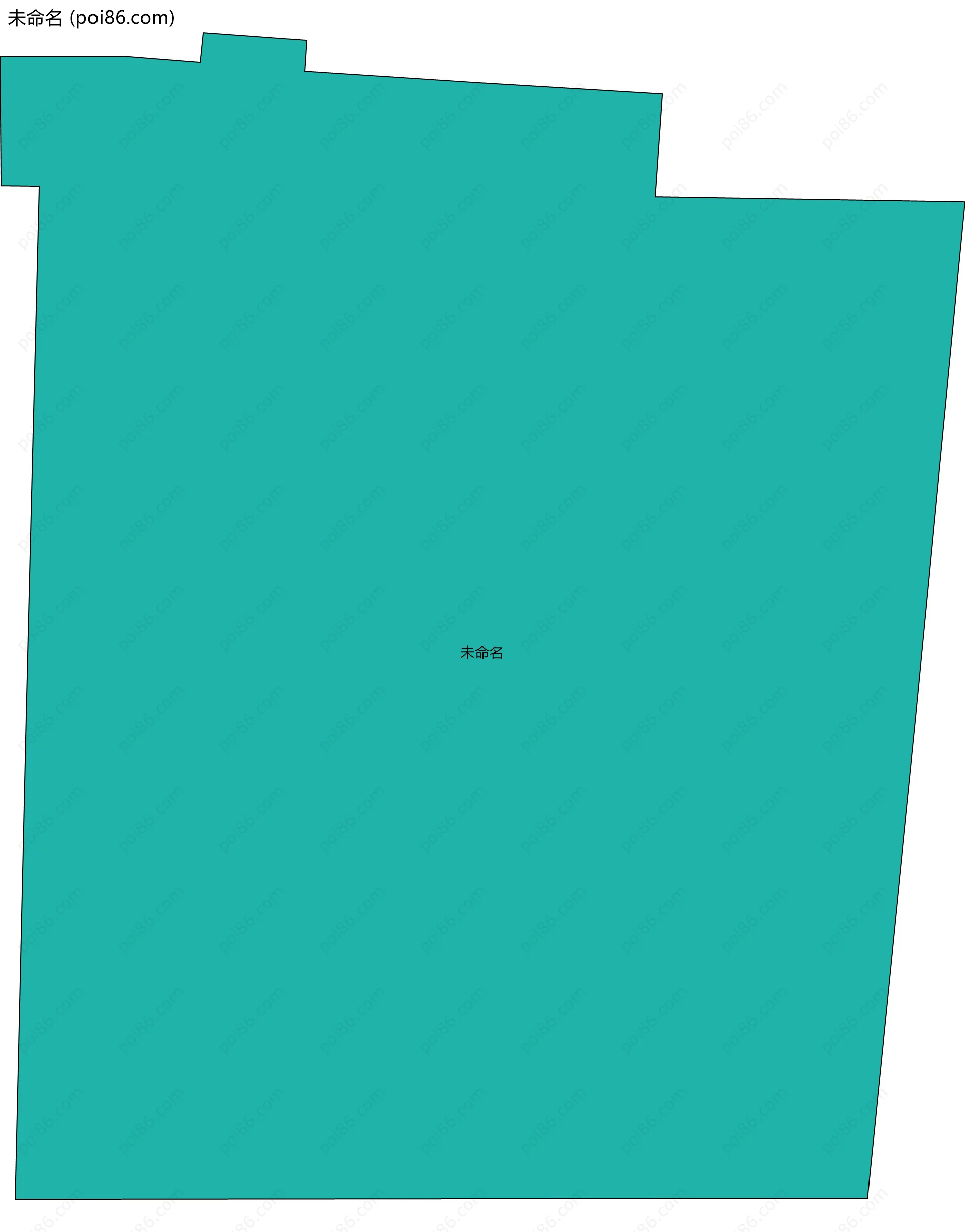 未命名边界地图