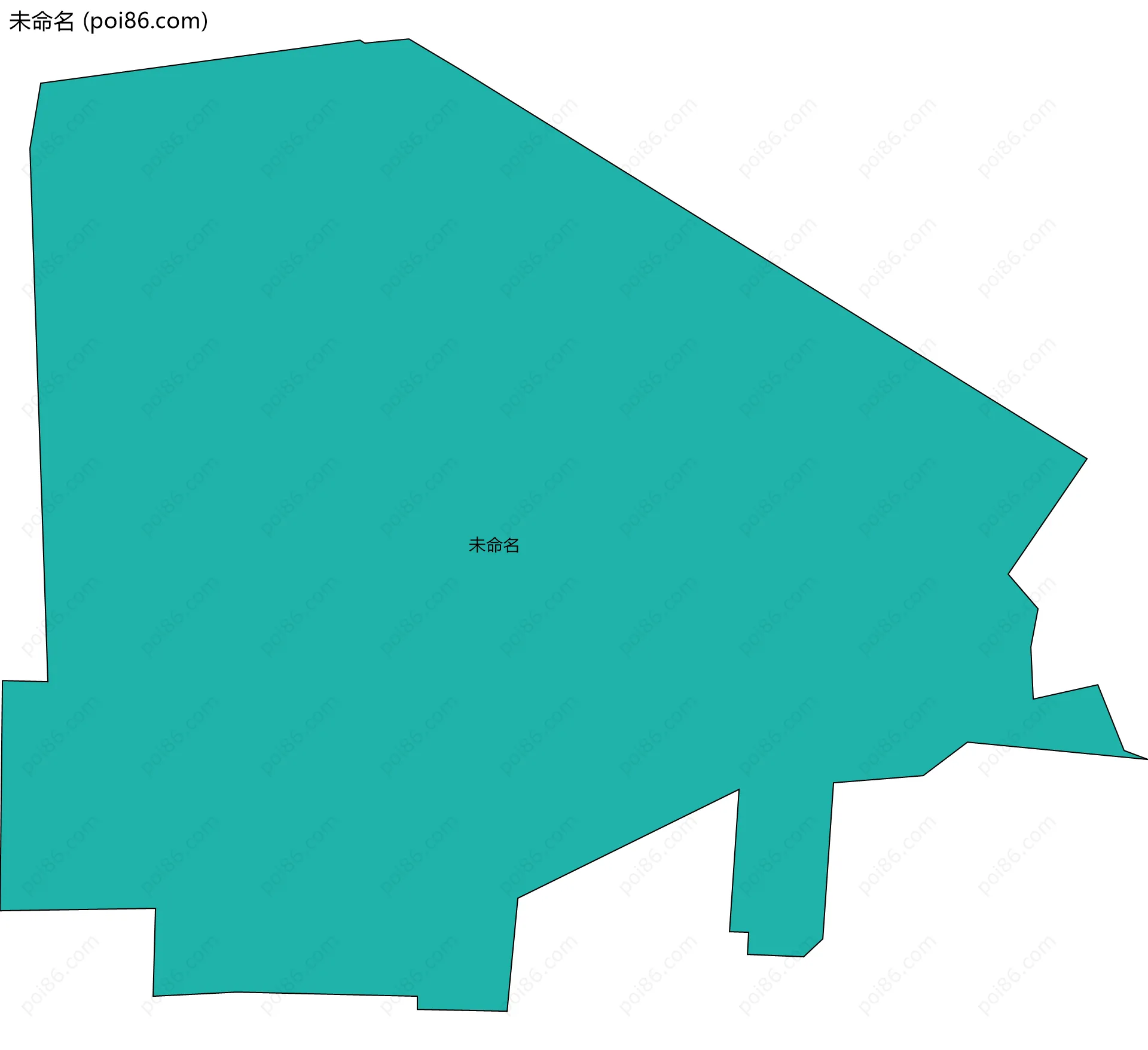 未命名边界地图