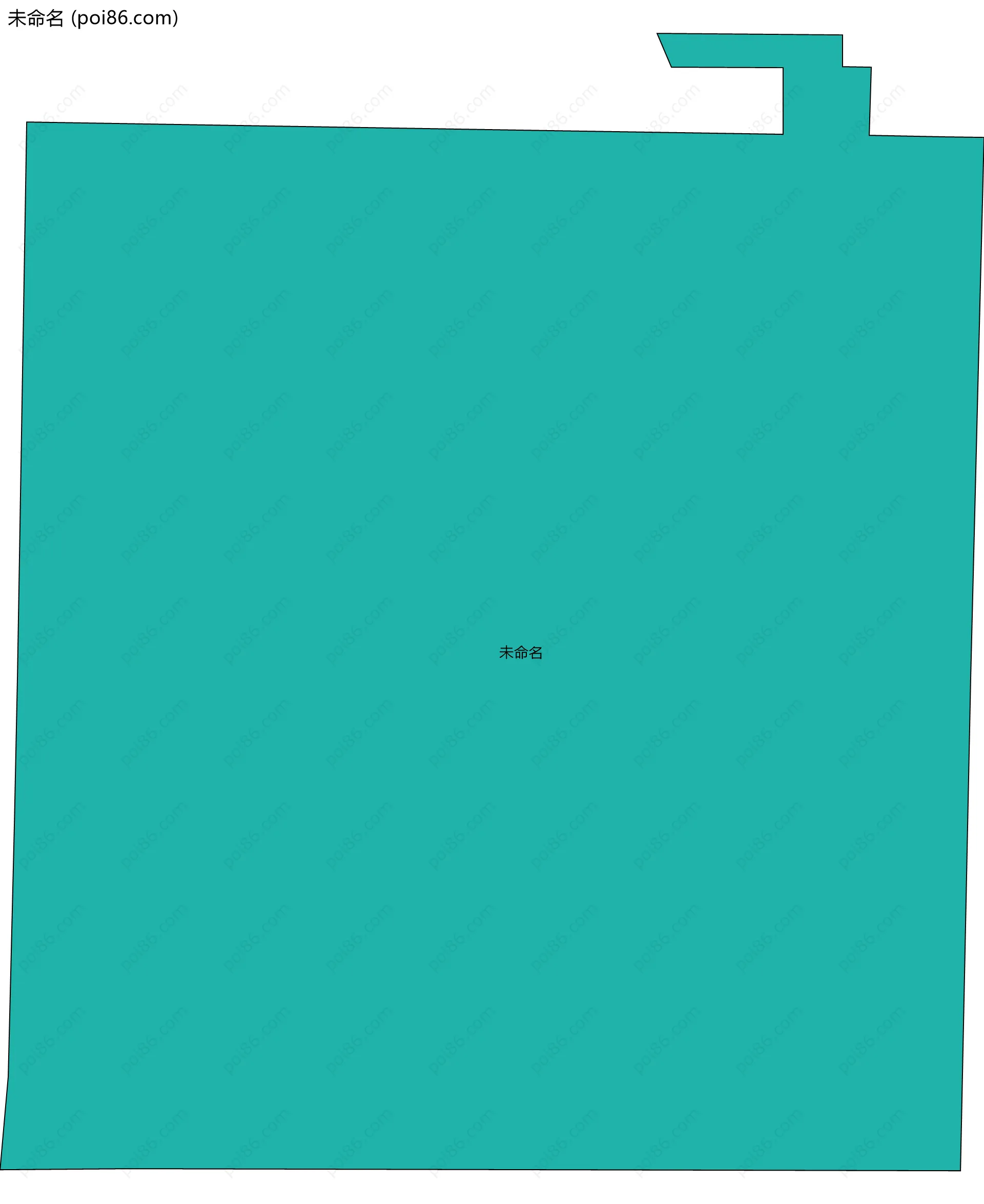 未命名边界地图