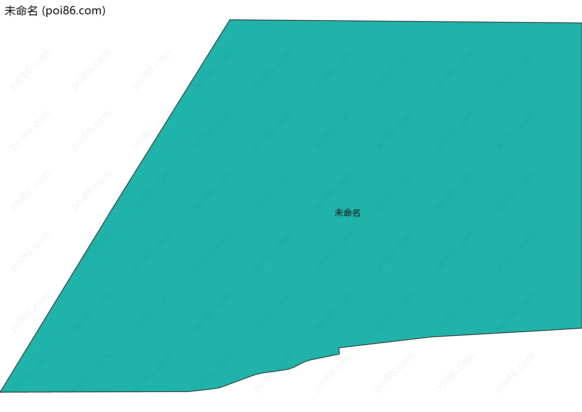 未命名边界地图