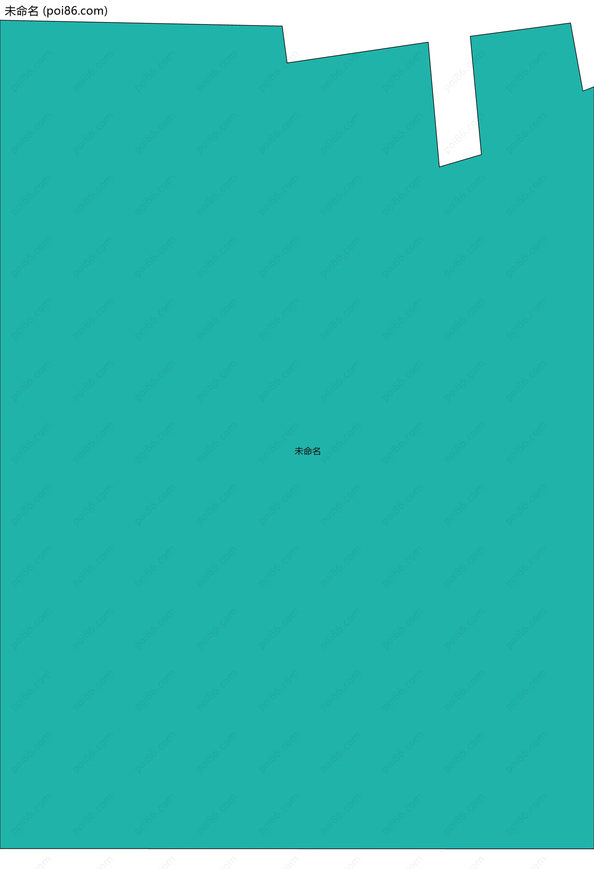 未命名边界地图