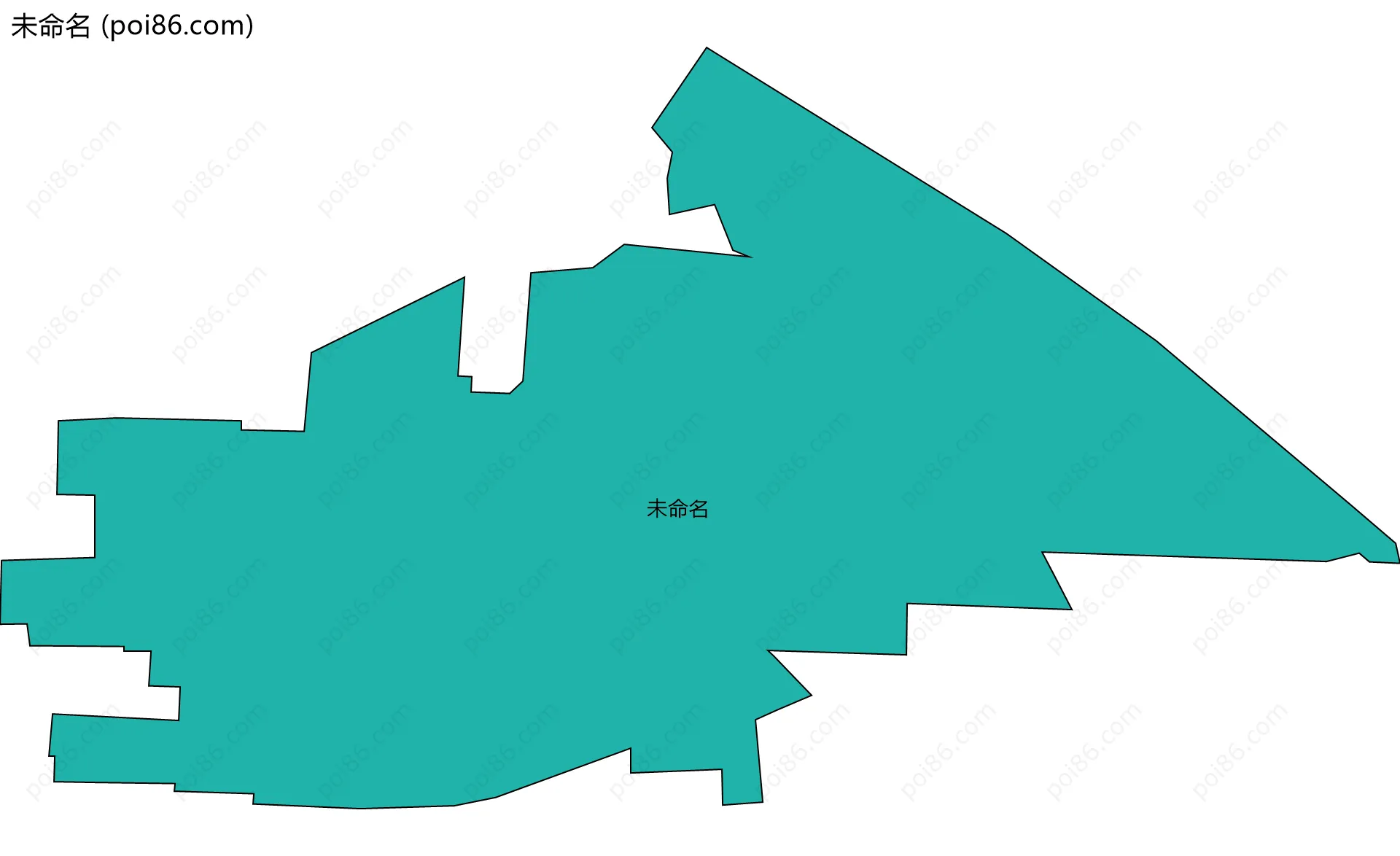 未命名边界地图