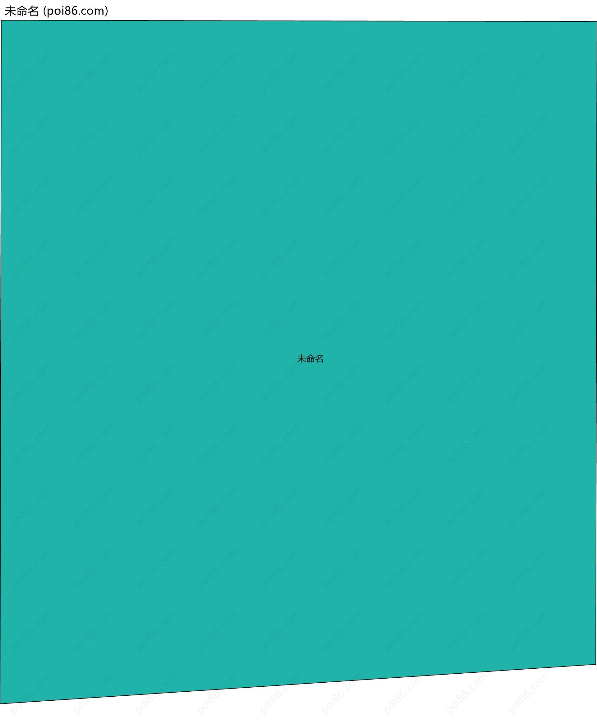 未命名边界地图