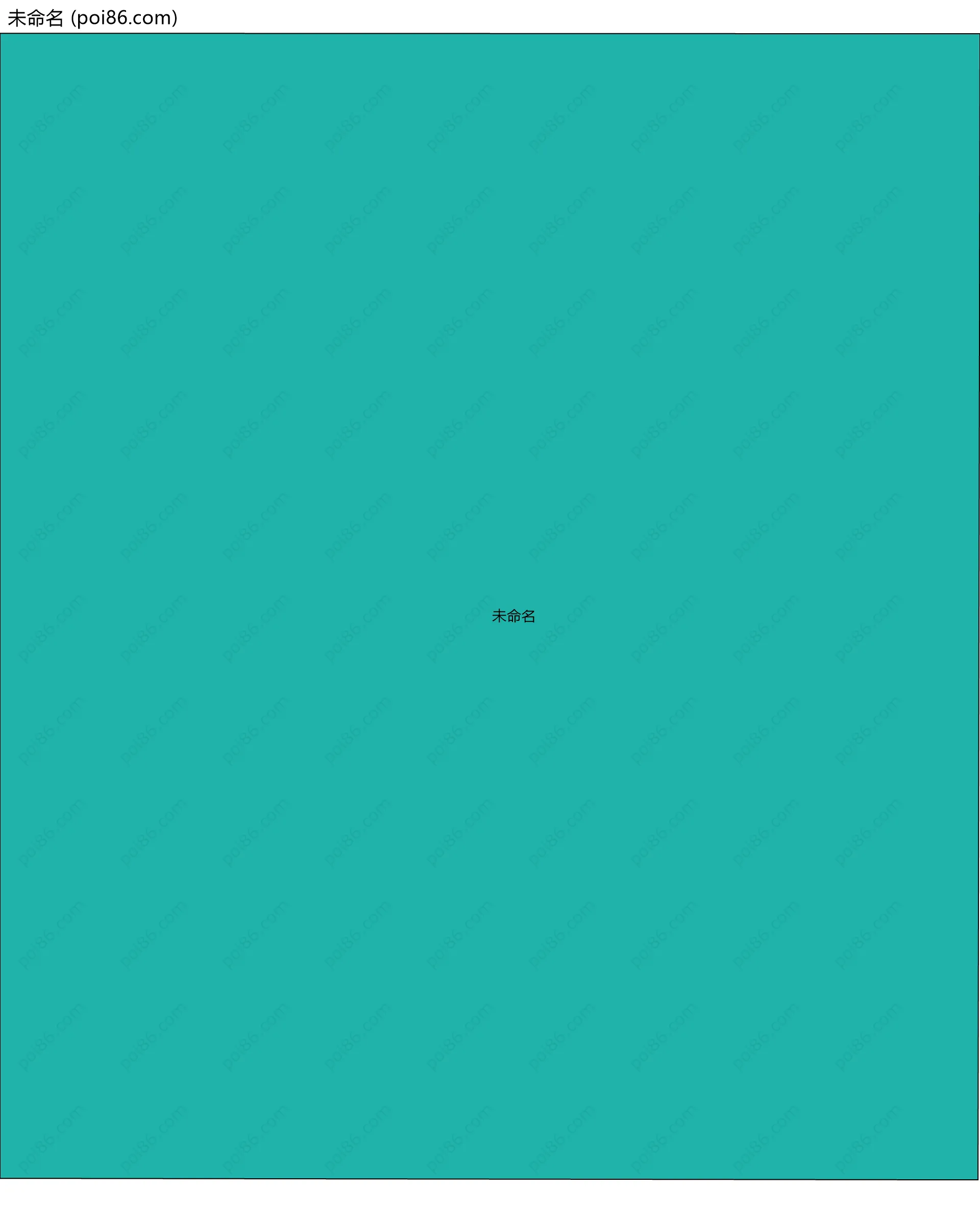 未命名边界地图