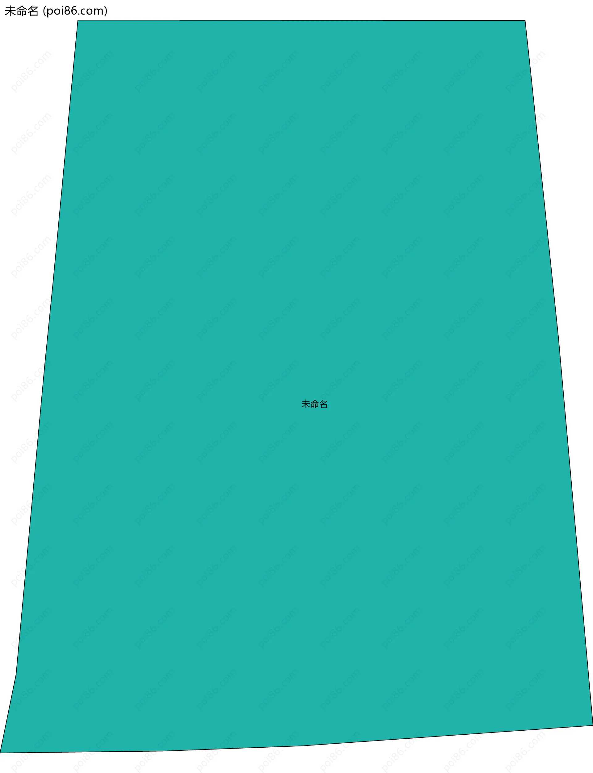 未命名边界地图