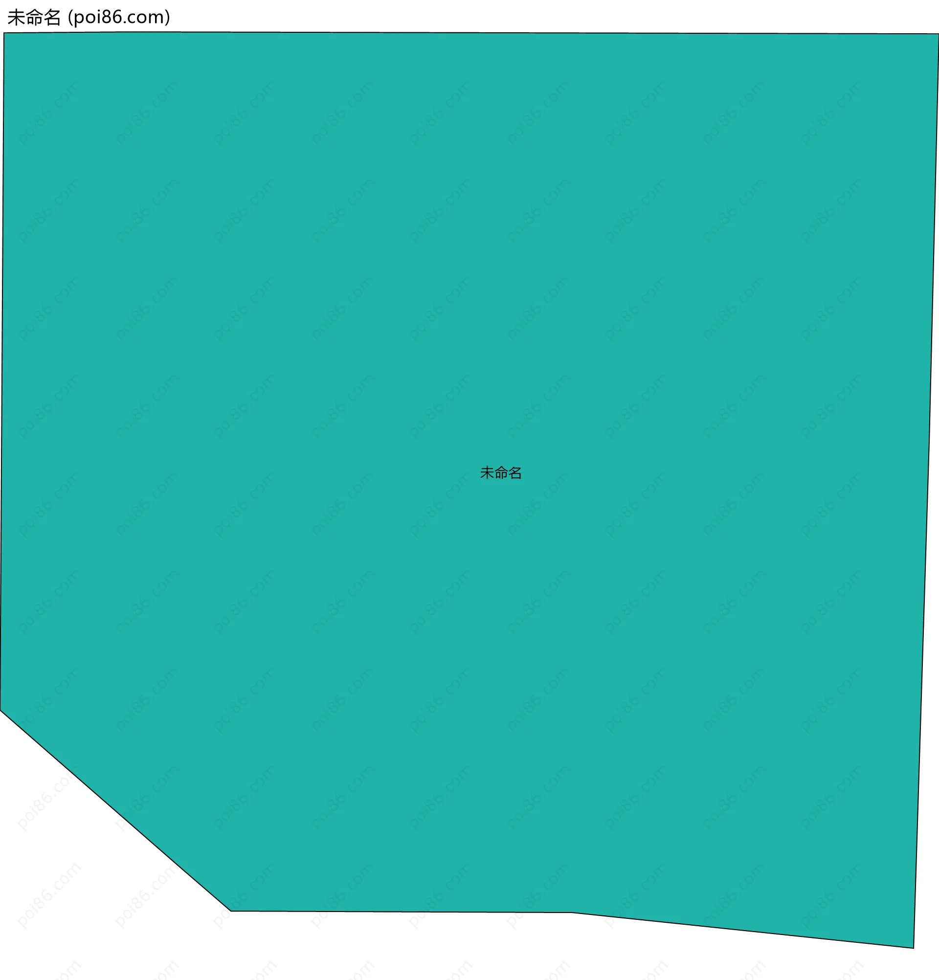 未命名边界地图