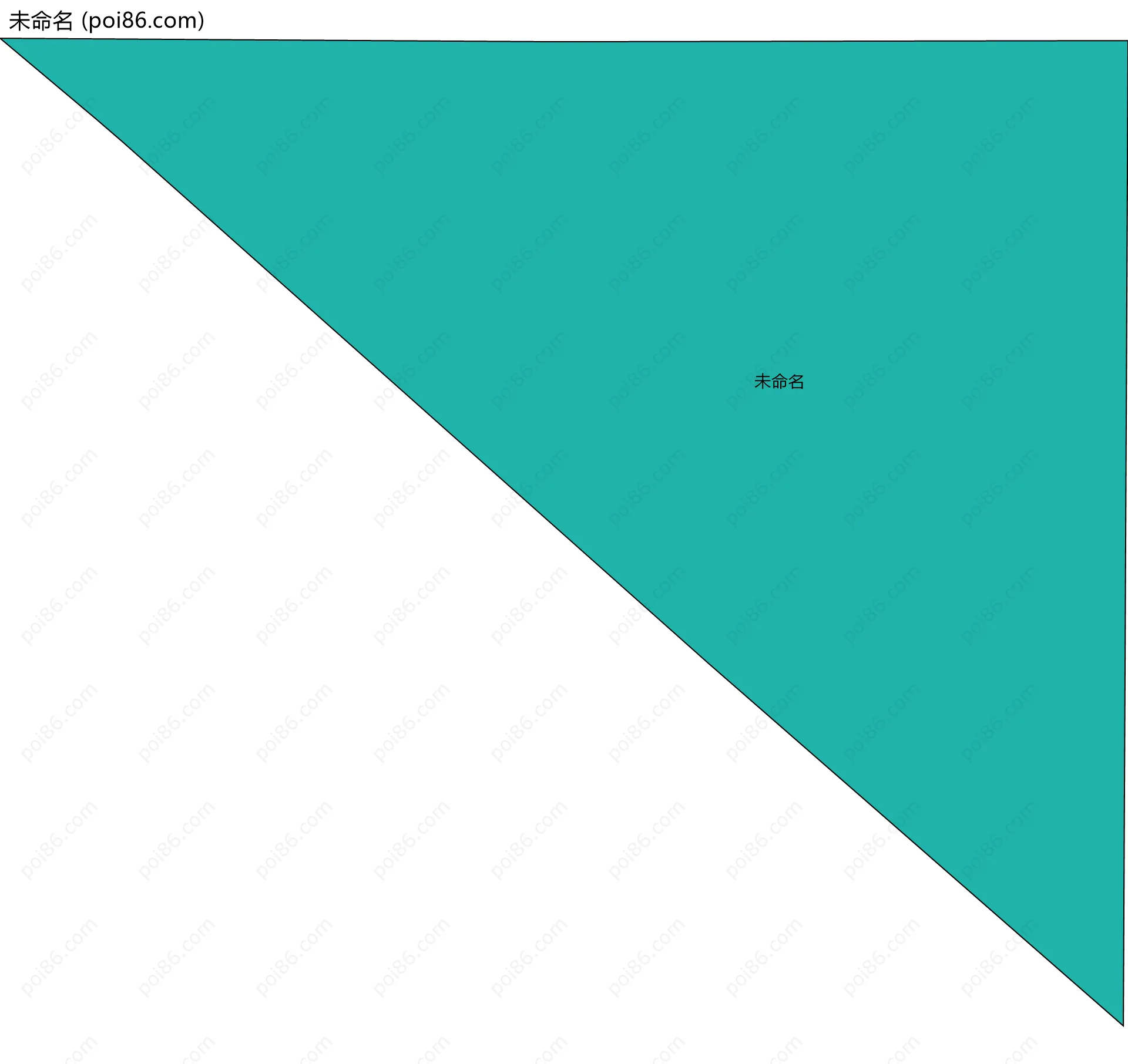 未命名边界地图