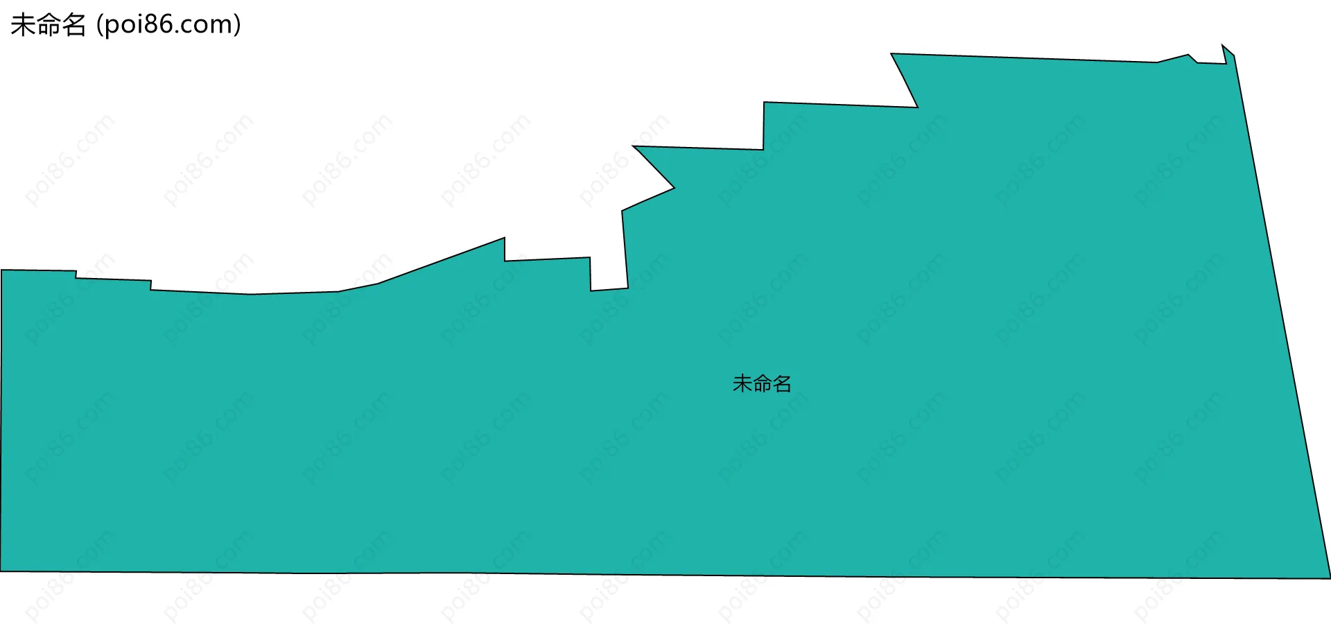未命名边界地图