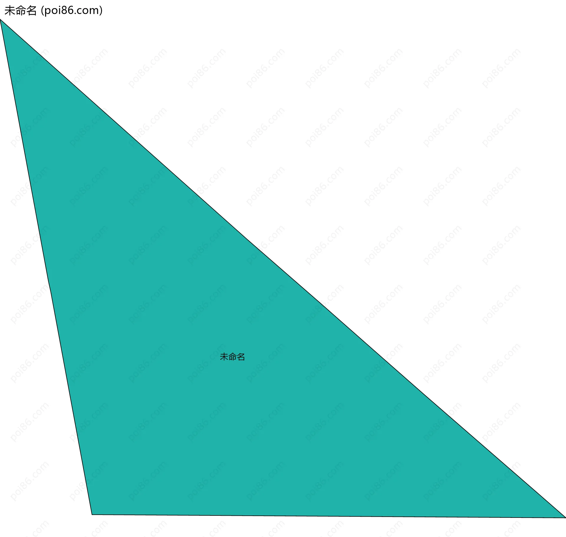 未命名边界地图