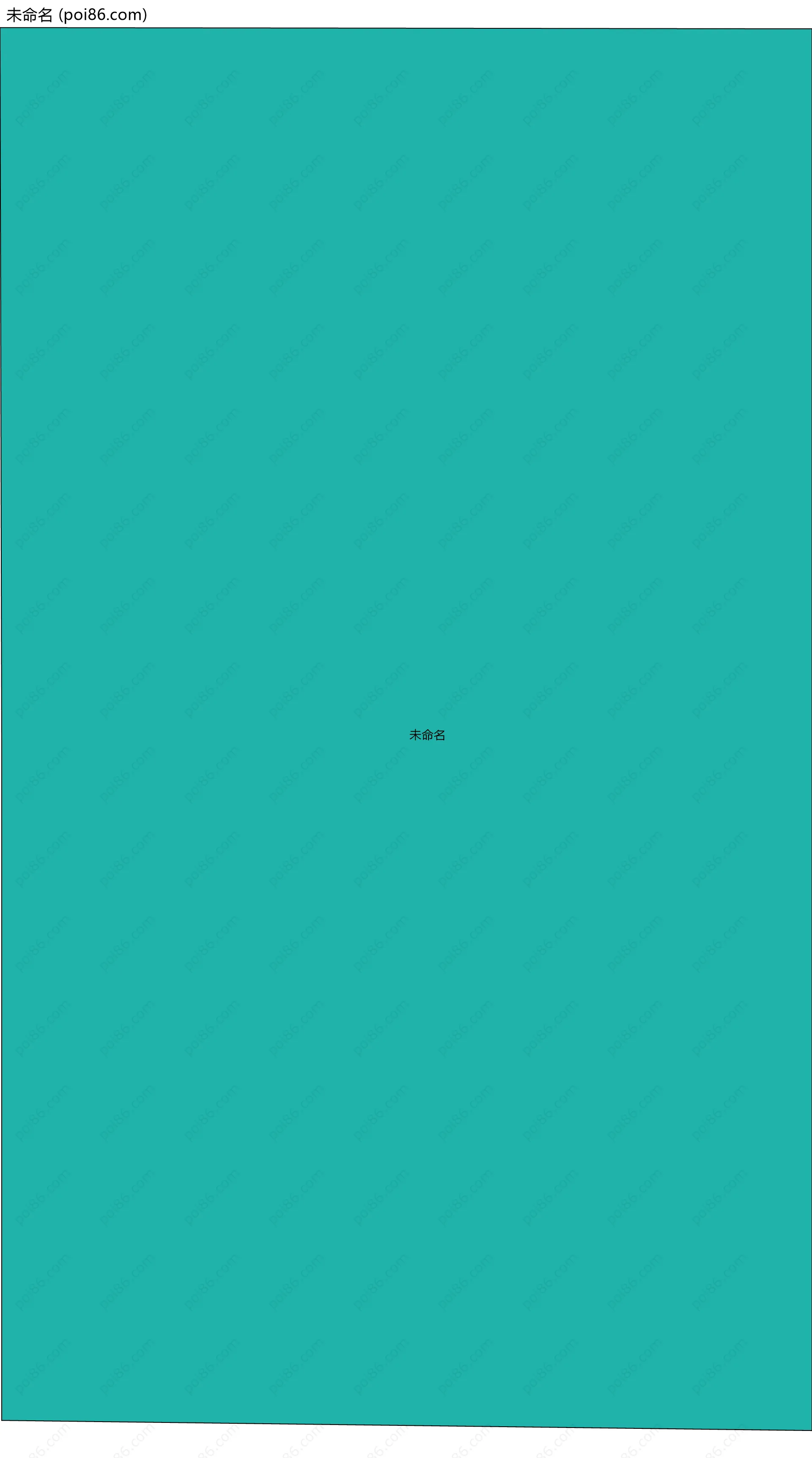 未命名边界地图