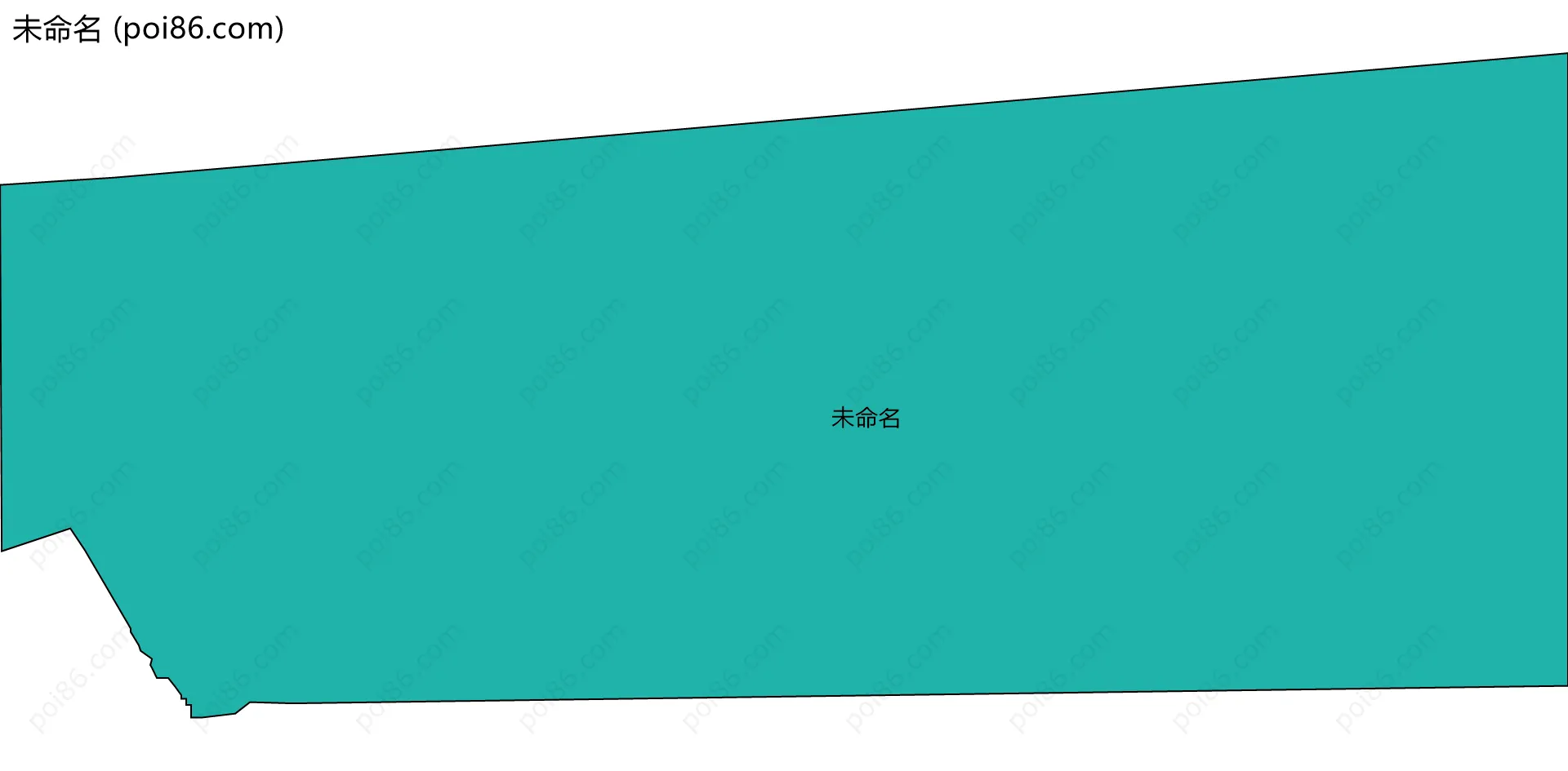 未命名边界地图