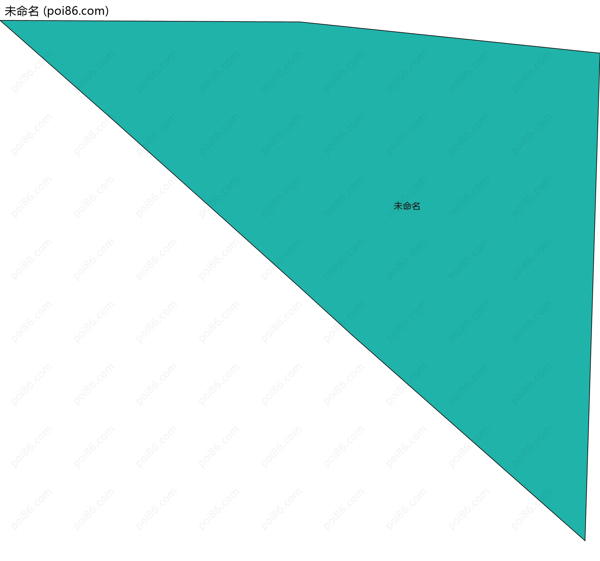 未命名边界地图