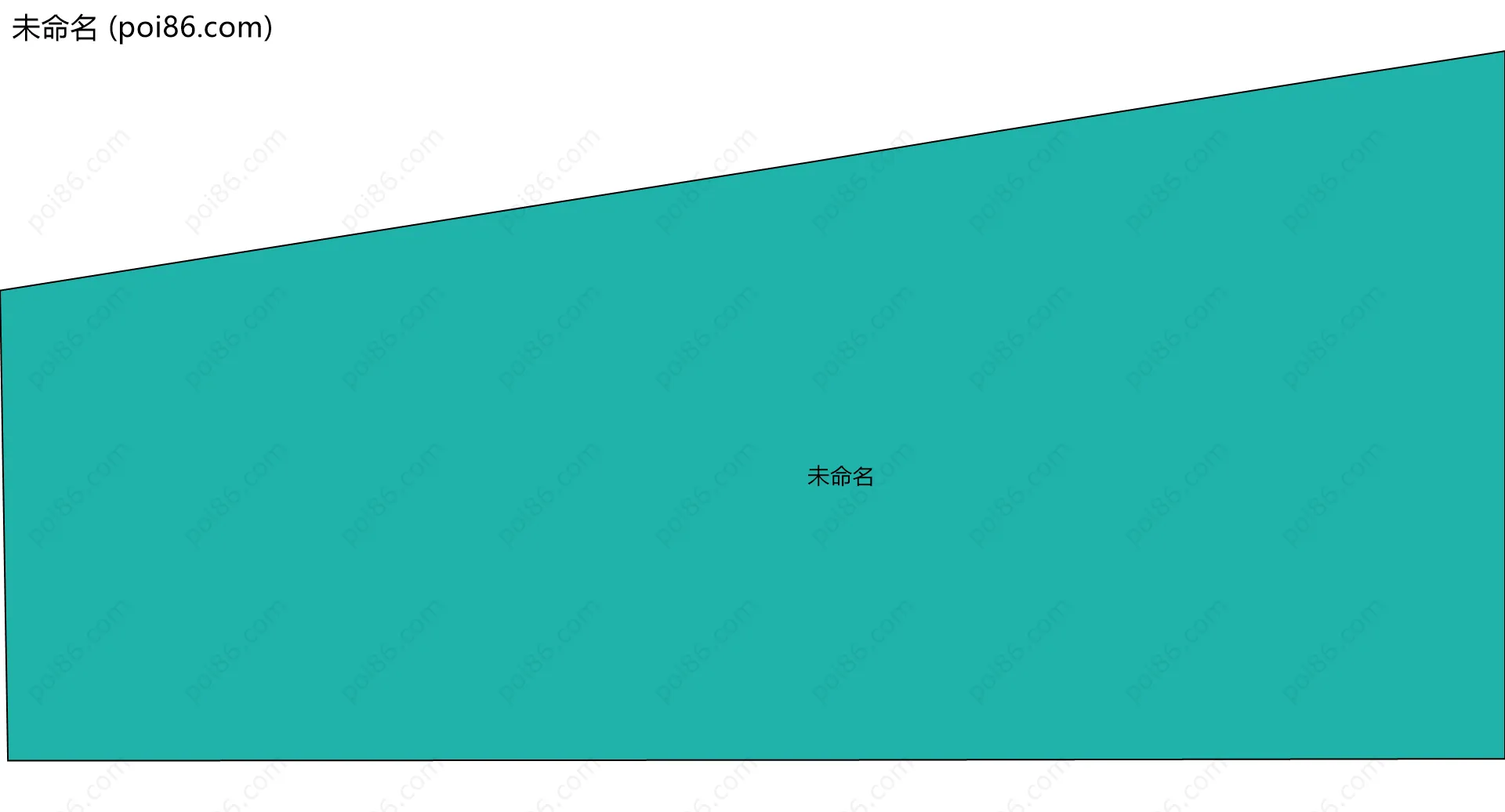 未命名边界地图