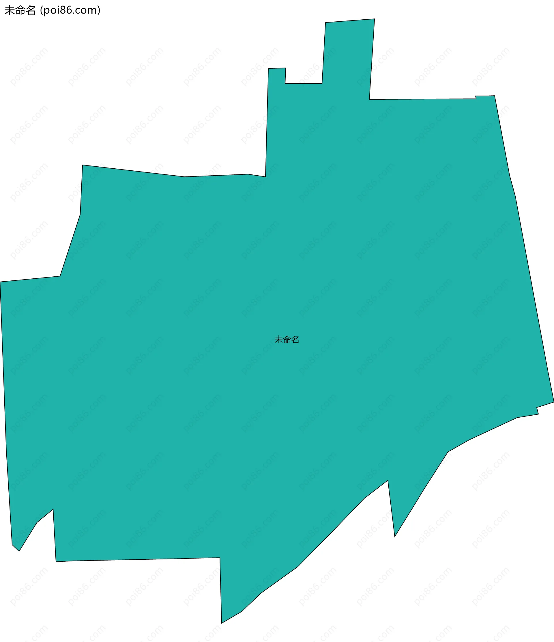 未命名边界地图