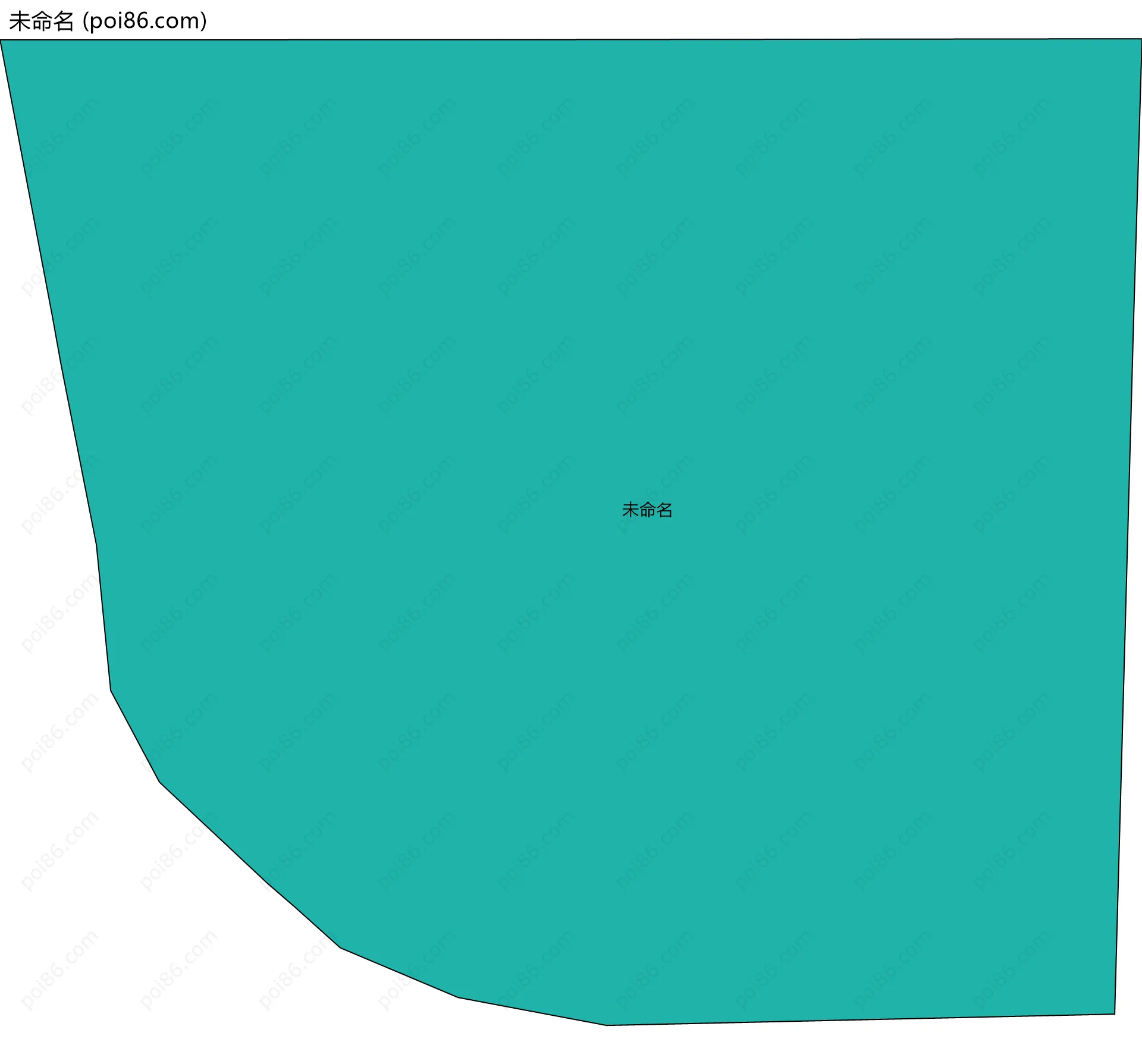 未命名边界地图