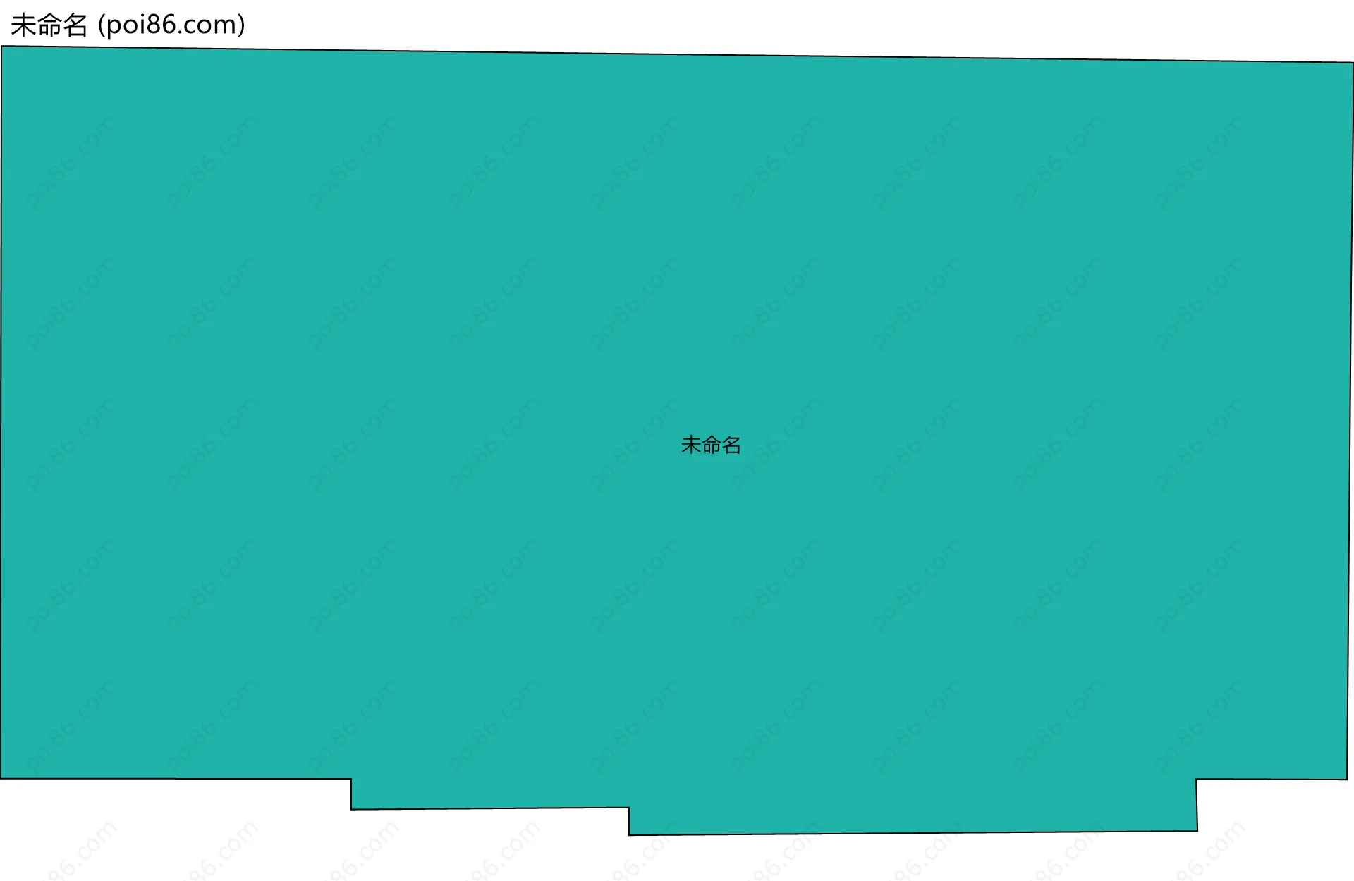 未命名边界地图