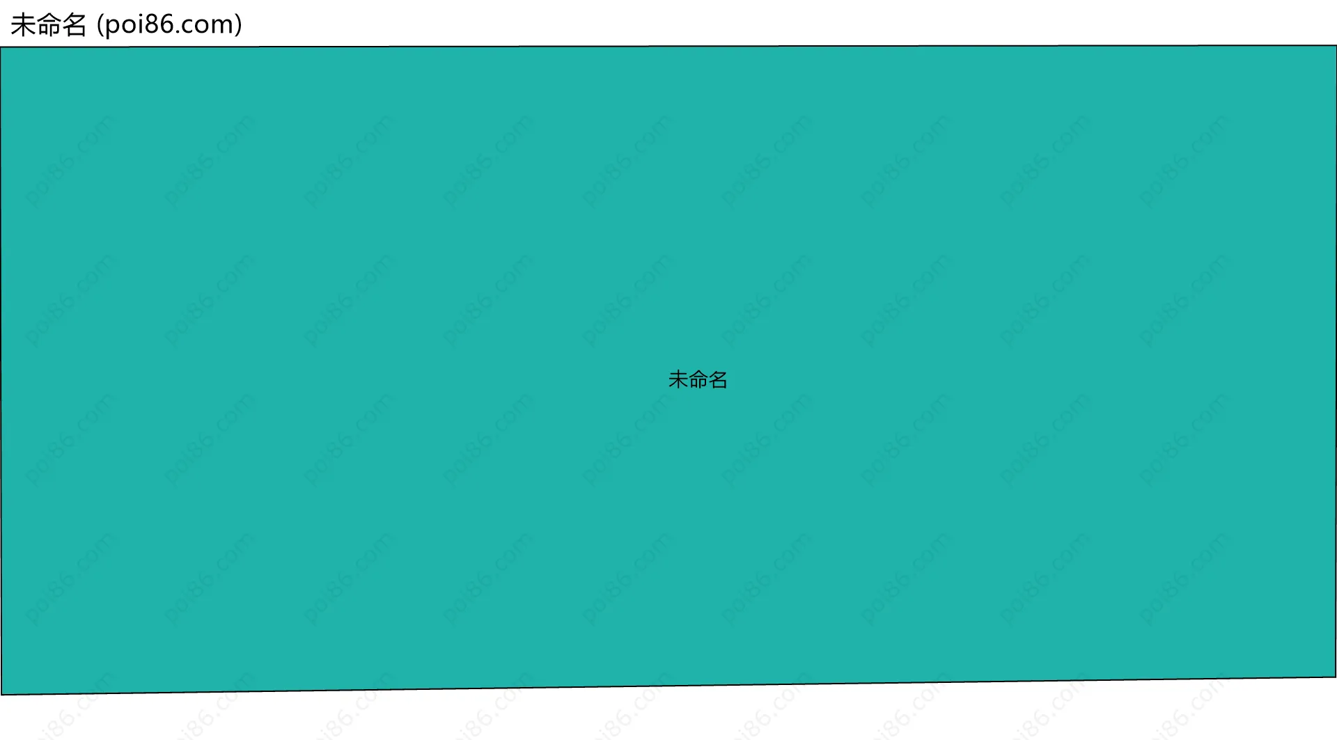 未命名边界地图