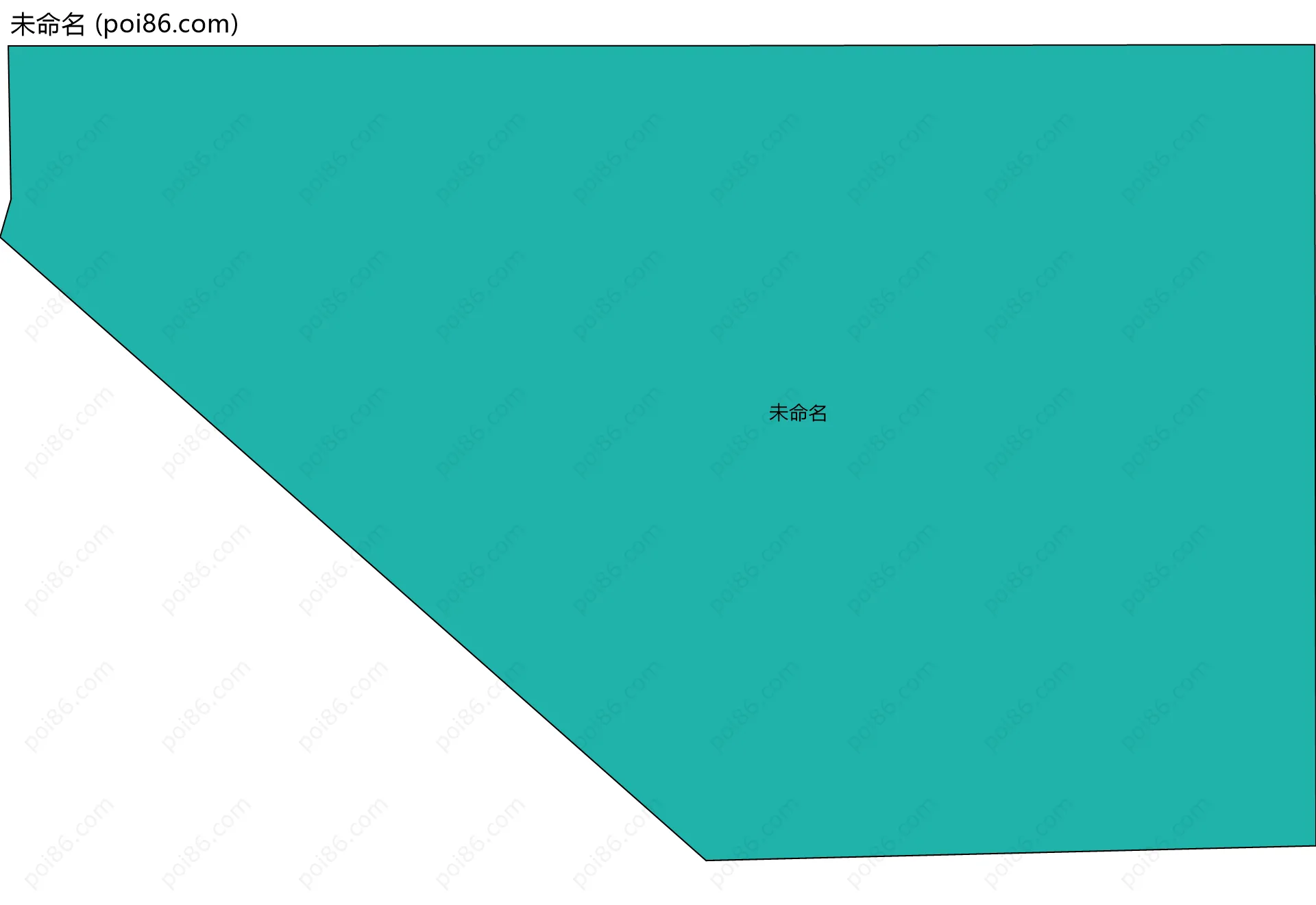 未命名边界地图