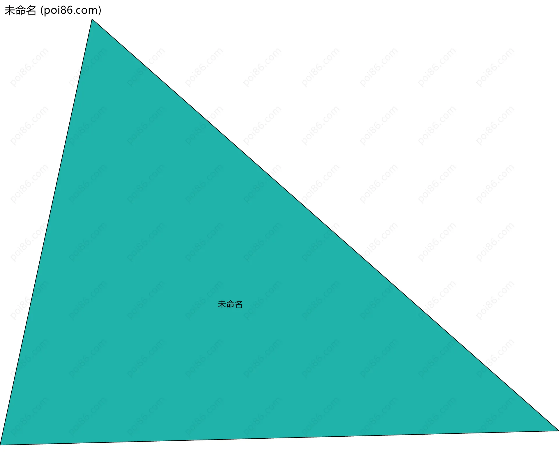 未命名边界地图