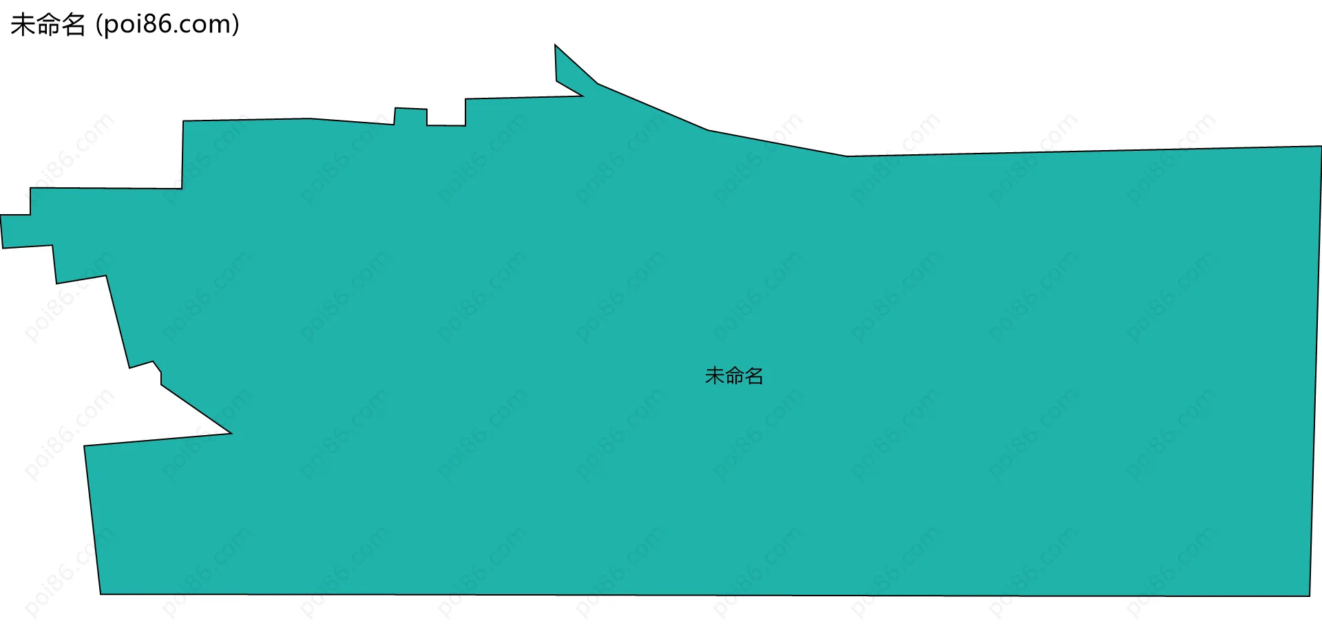 未命名边界地图