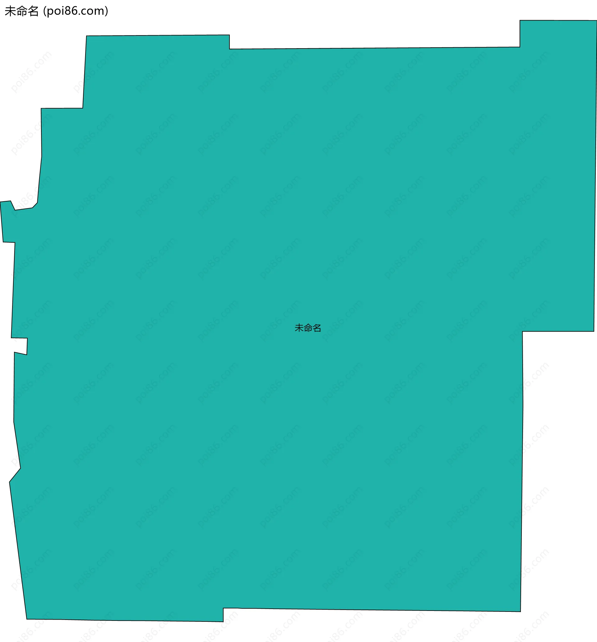 未命名边界地图