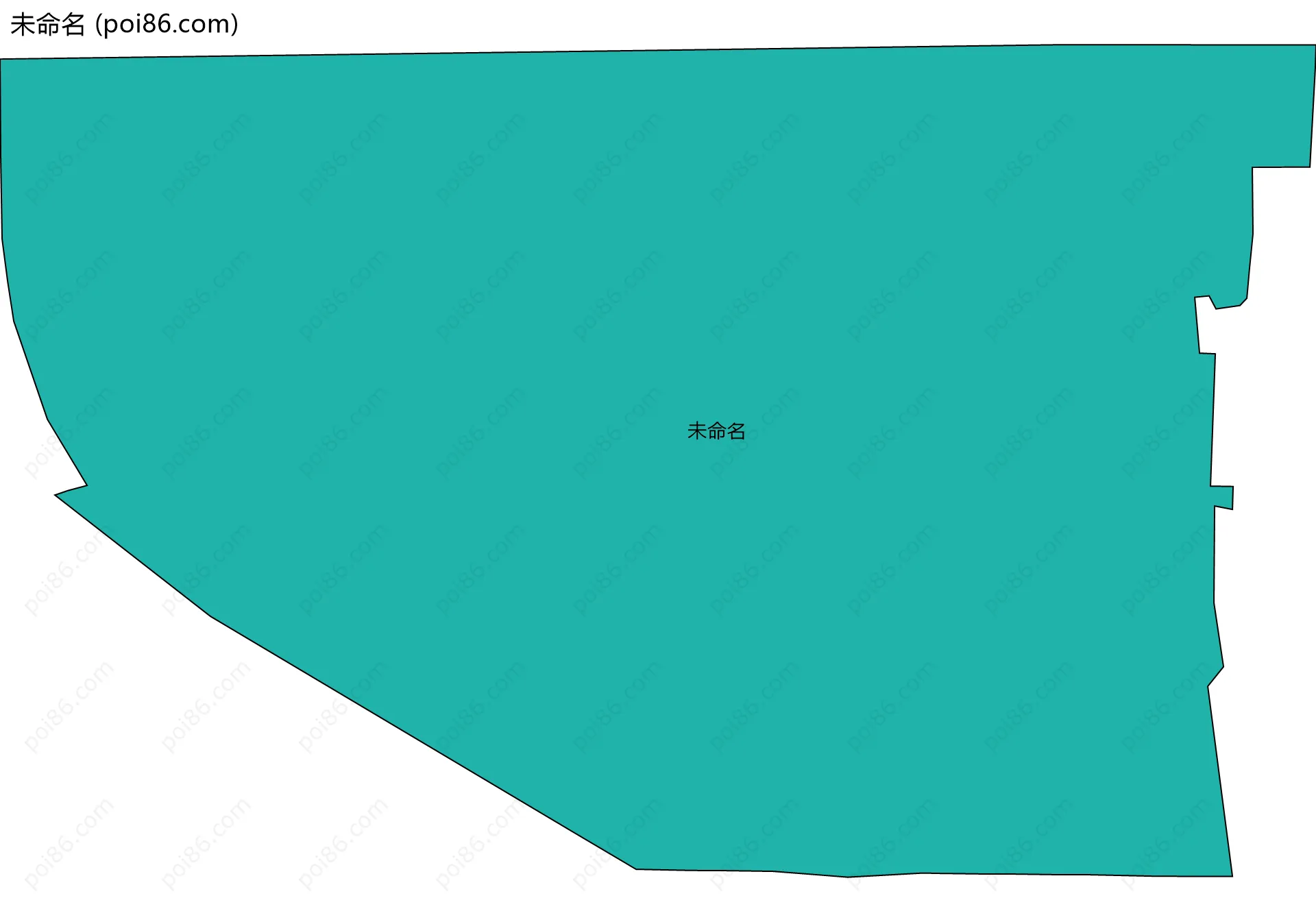 未命名边界地图