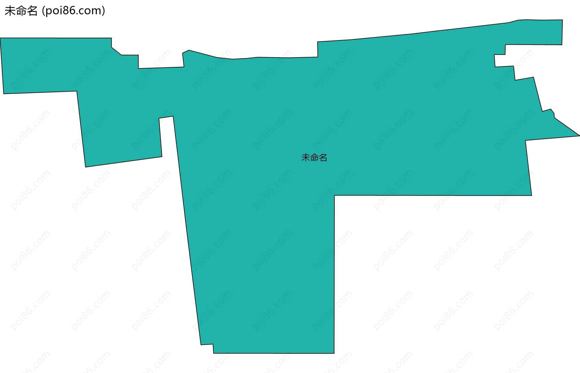 未命名边界地图