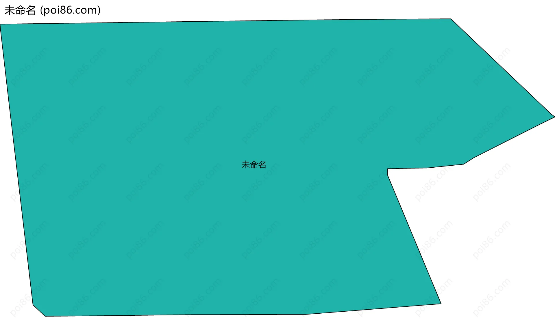 未命名边界地图