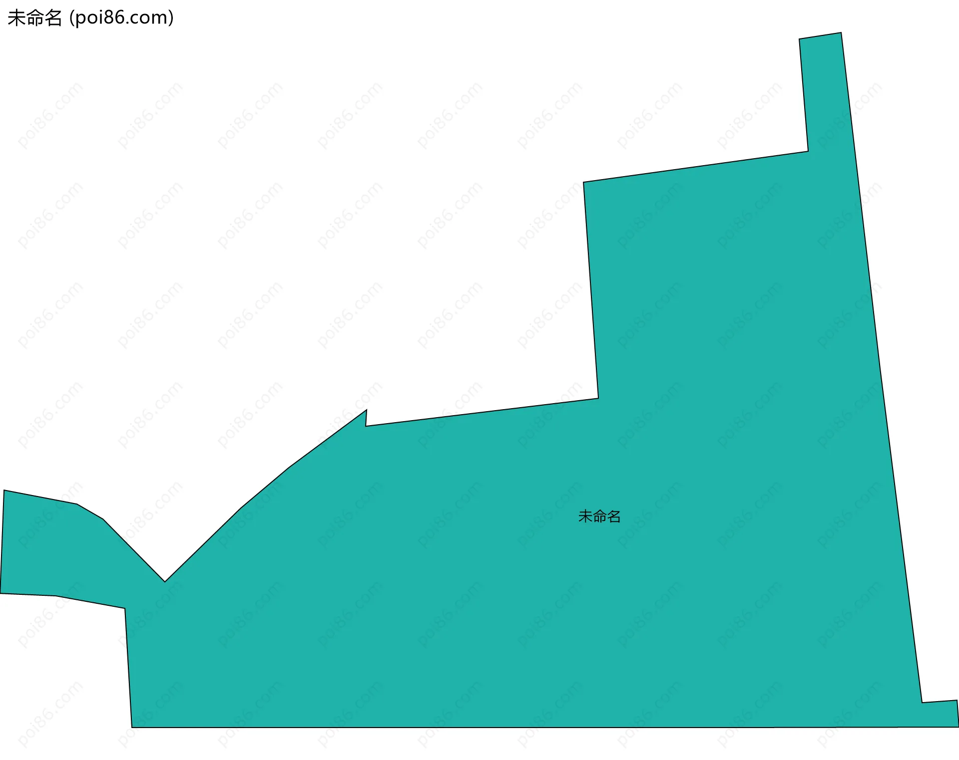 未命名边界地图