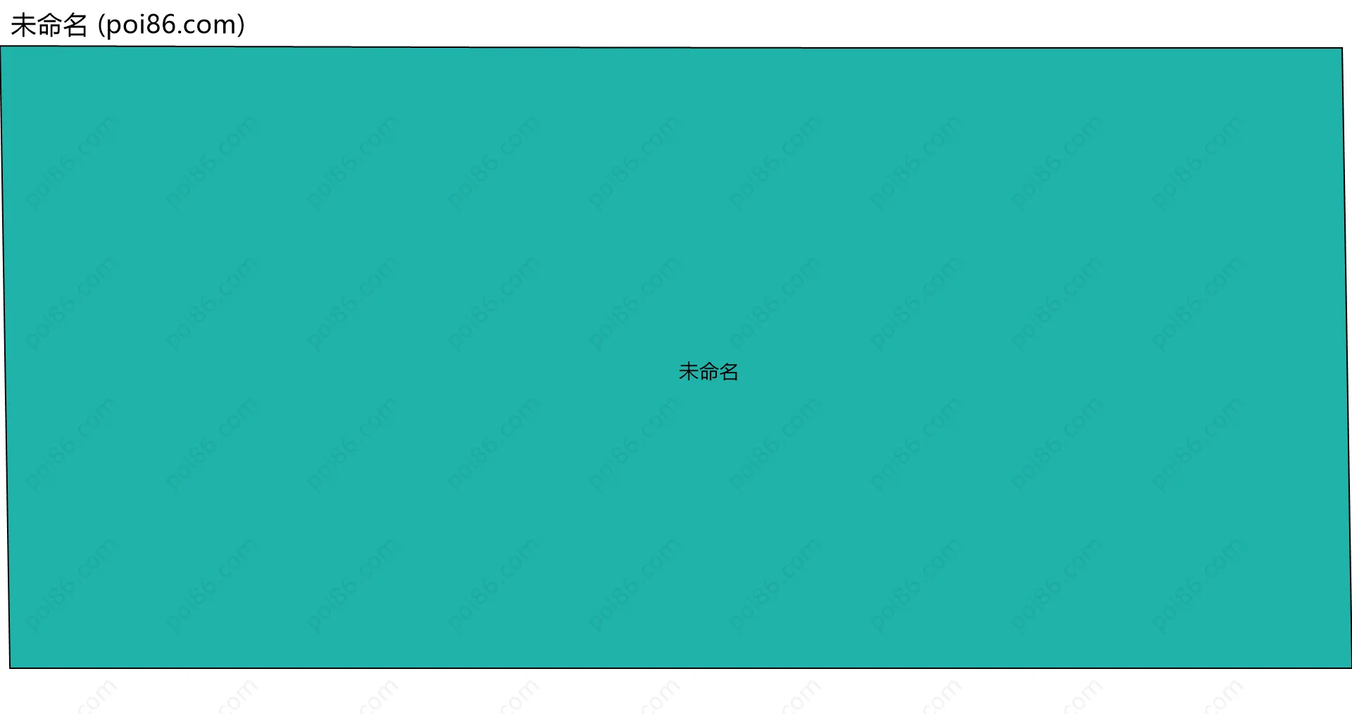 未命名边界地图