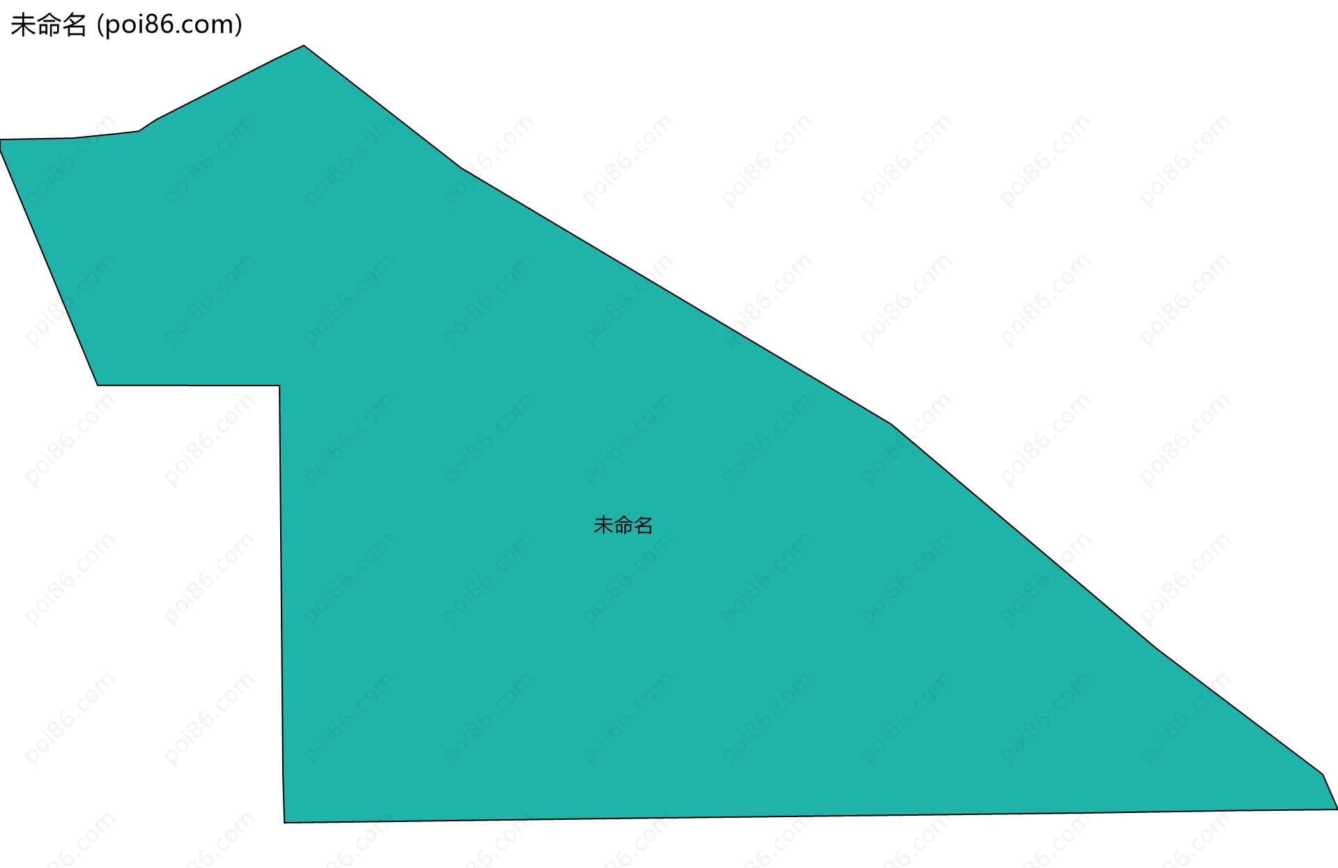 未命名边界地图