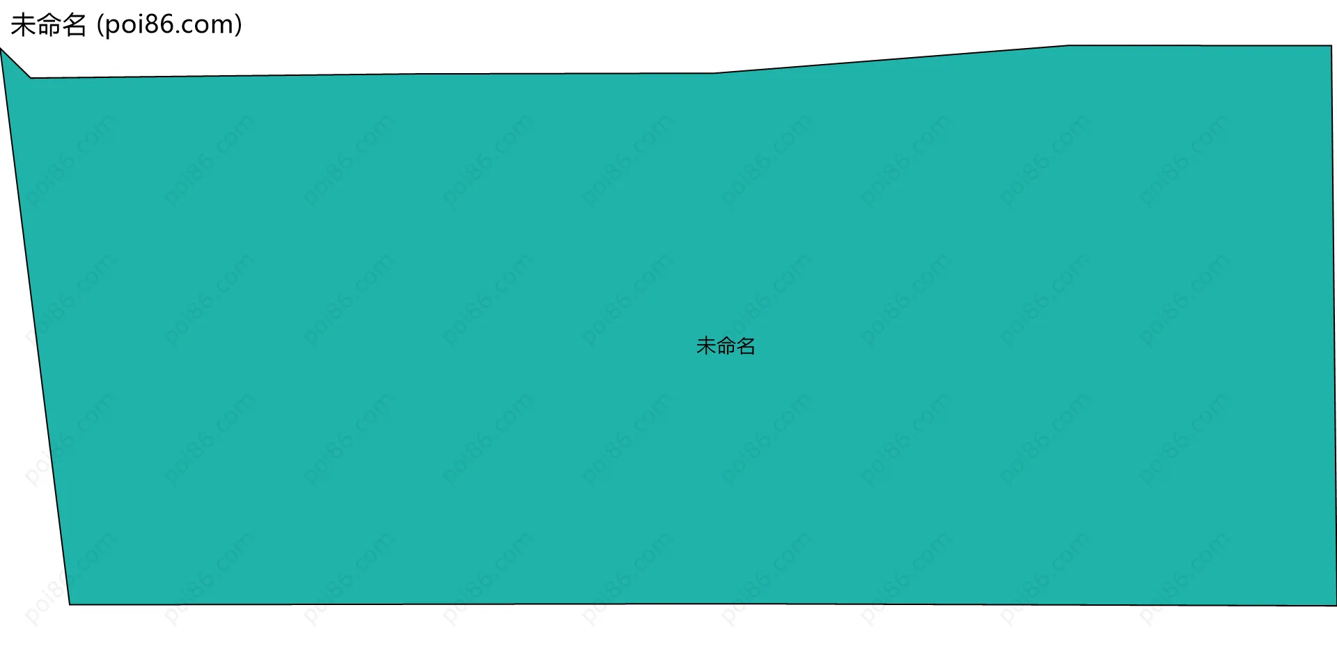 未命名边界地图