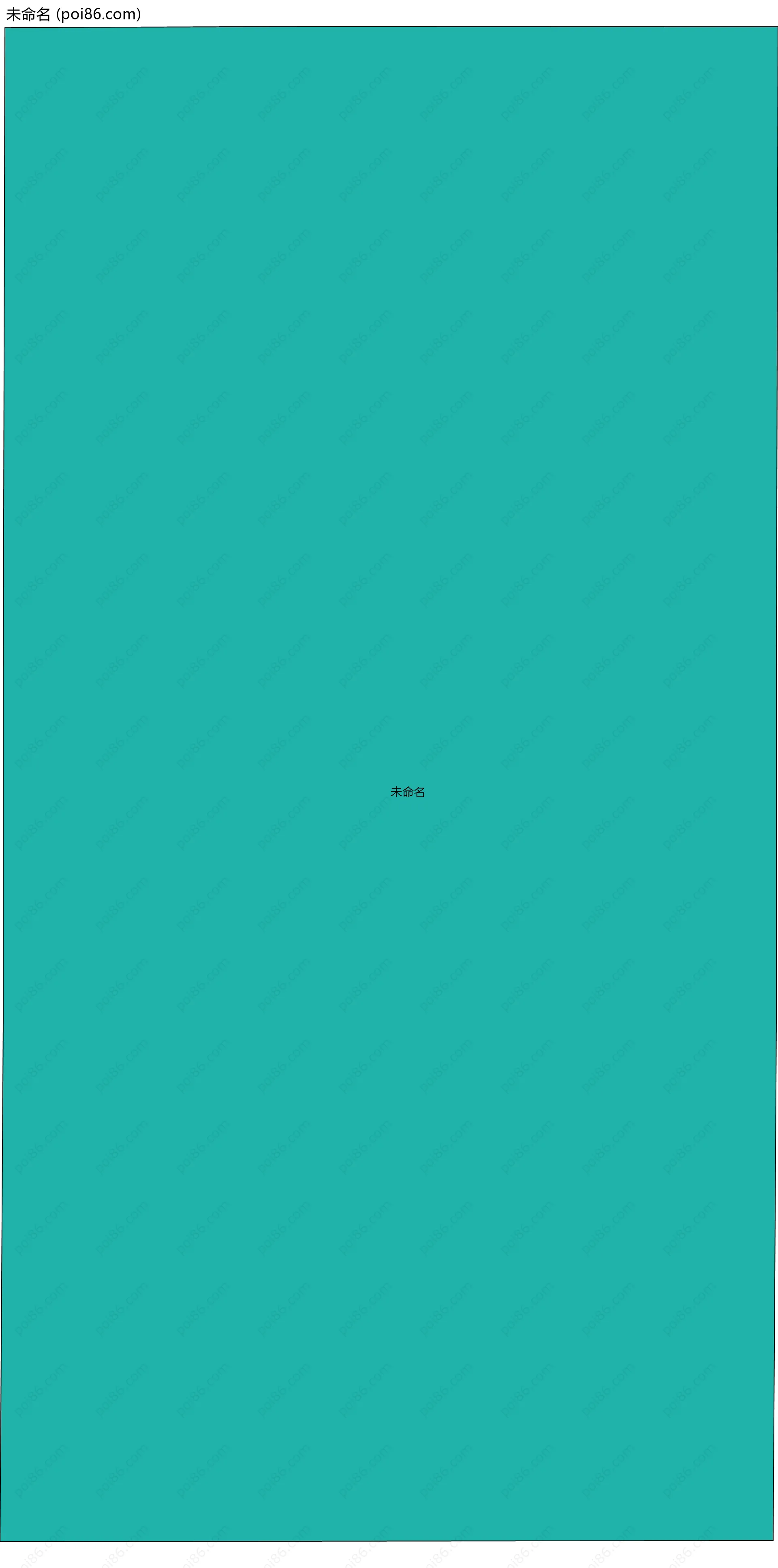 未命名边界地图