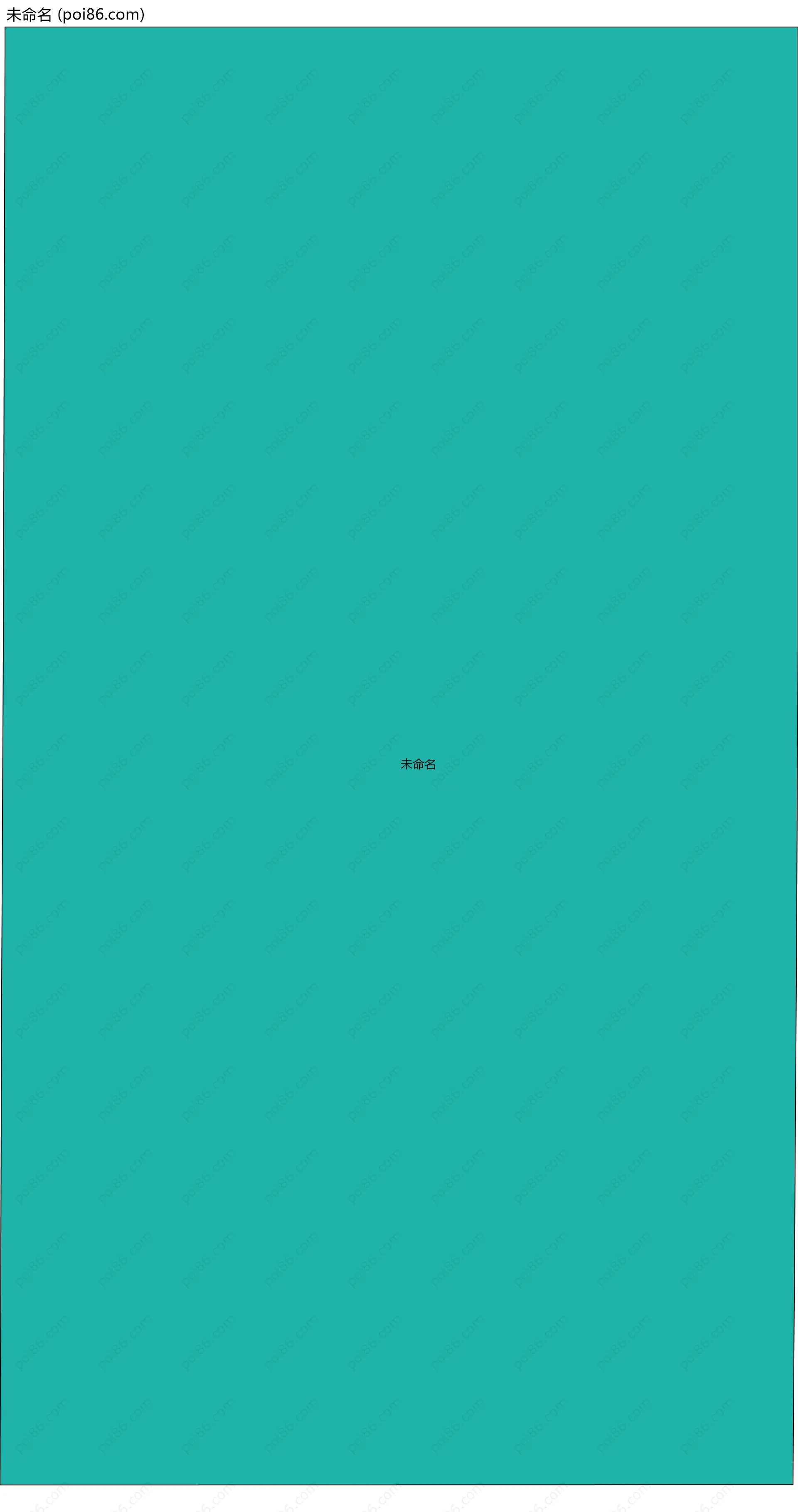 未命名边界地图